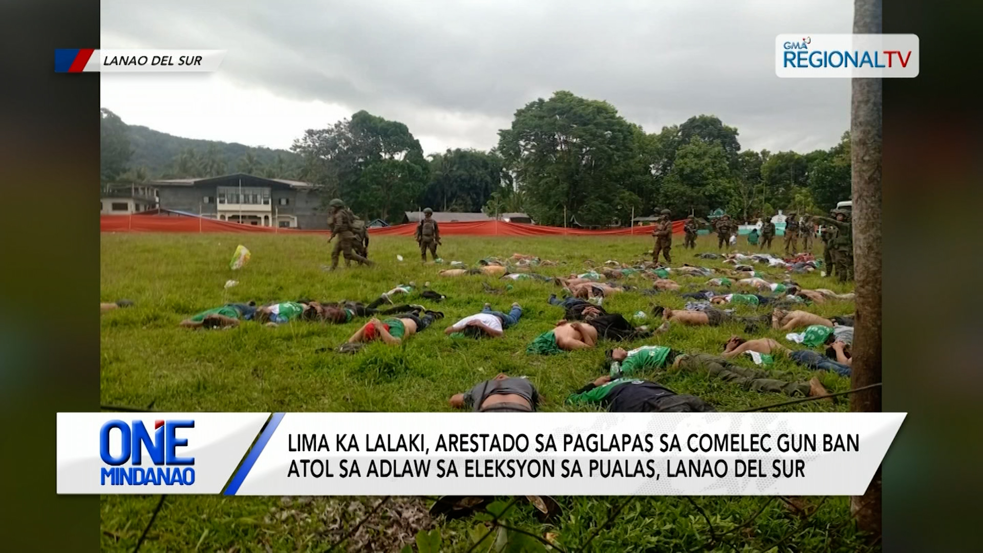 Lima ka lalaki, arestado sa paglapas sa COMELEC gun ban sa eleksyon