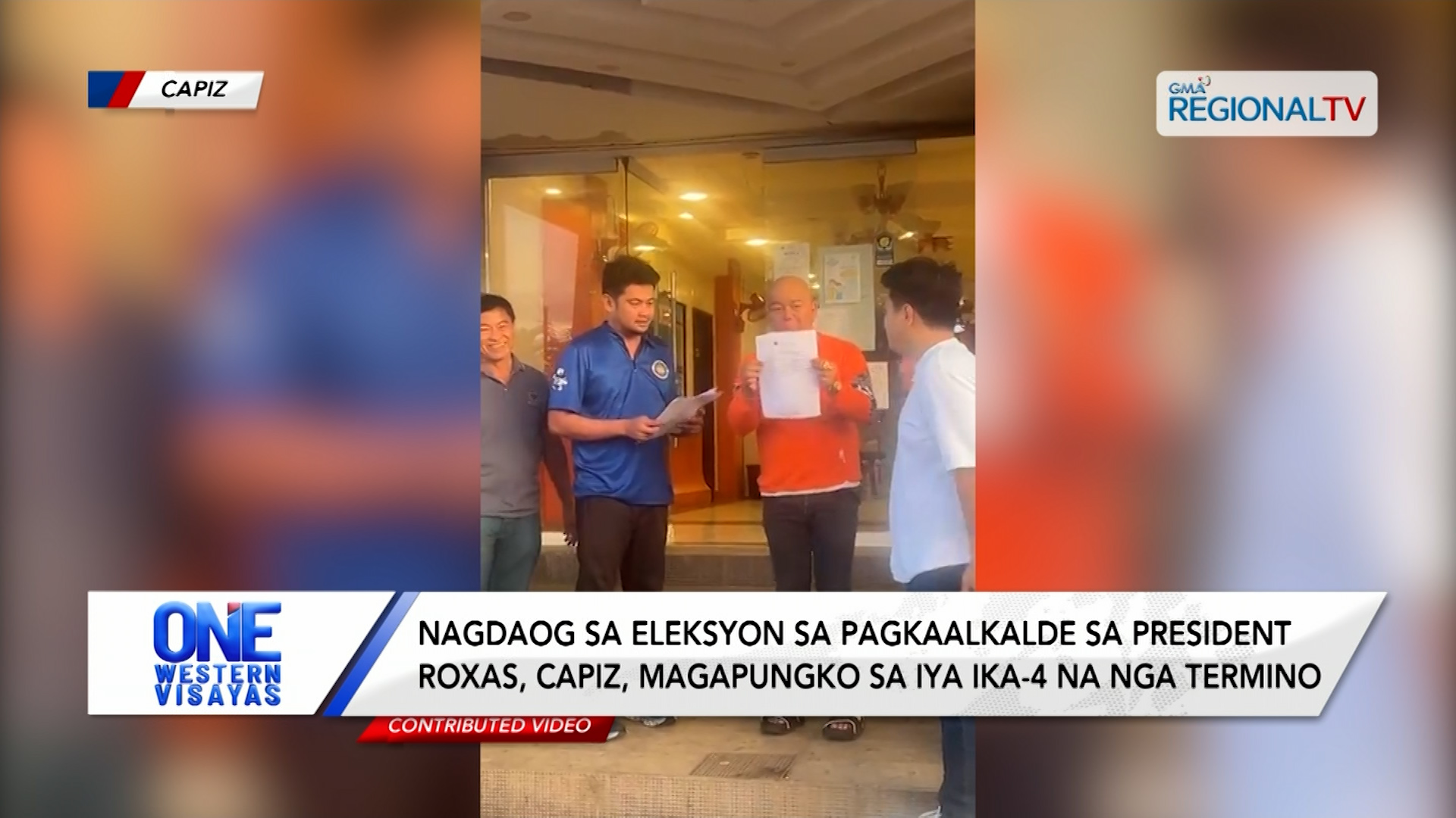 Reelected Mayor sang President Roxas, Capiz, magapungko sa ika-4 na nga termino