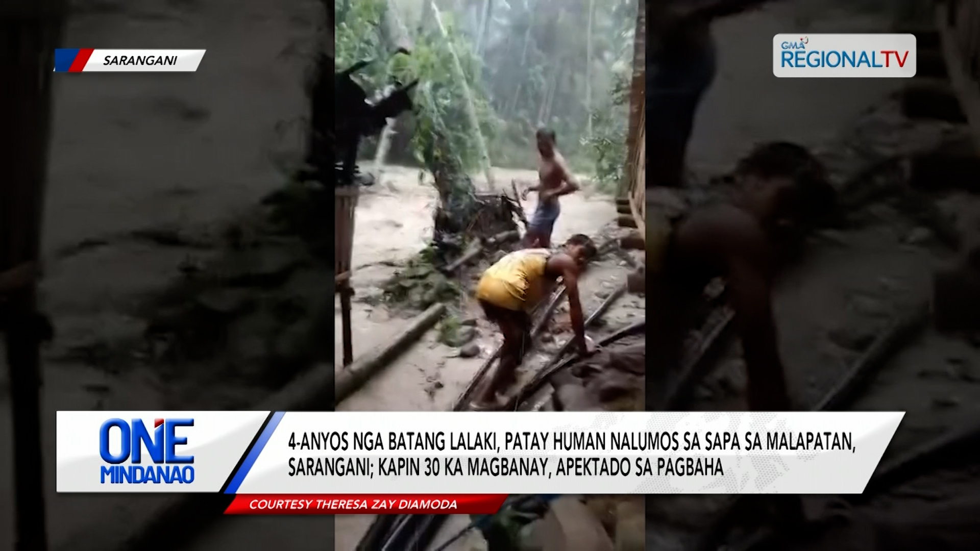 4-anyos nga batang lalaki, patay human nalumos sa sapa sa Malapatan, Sarangani