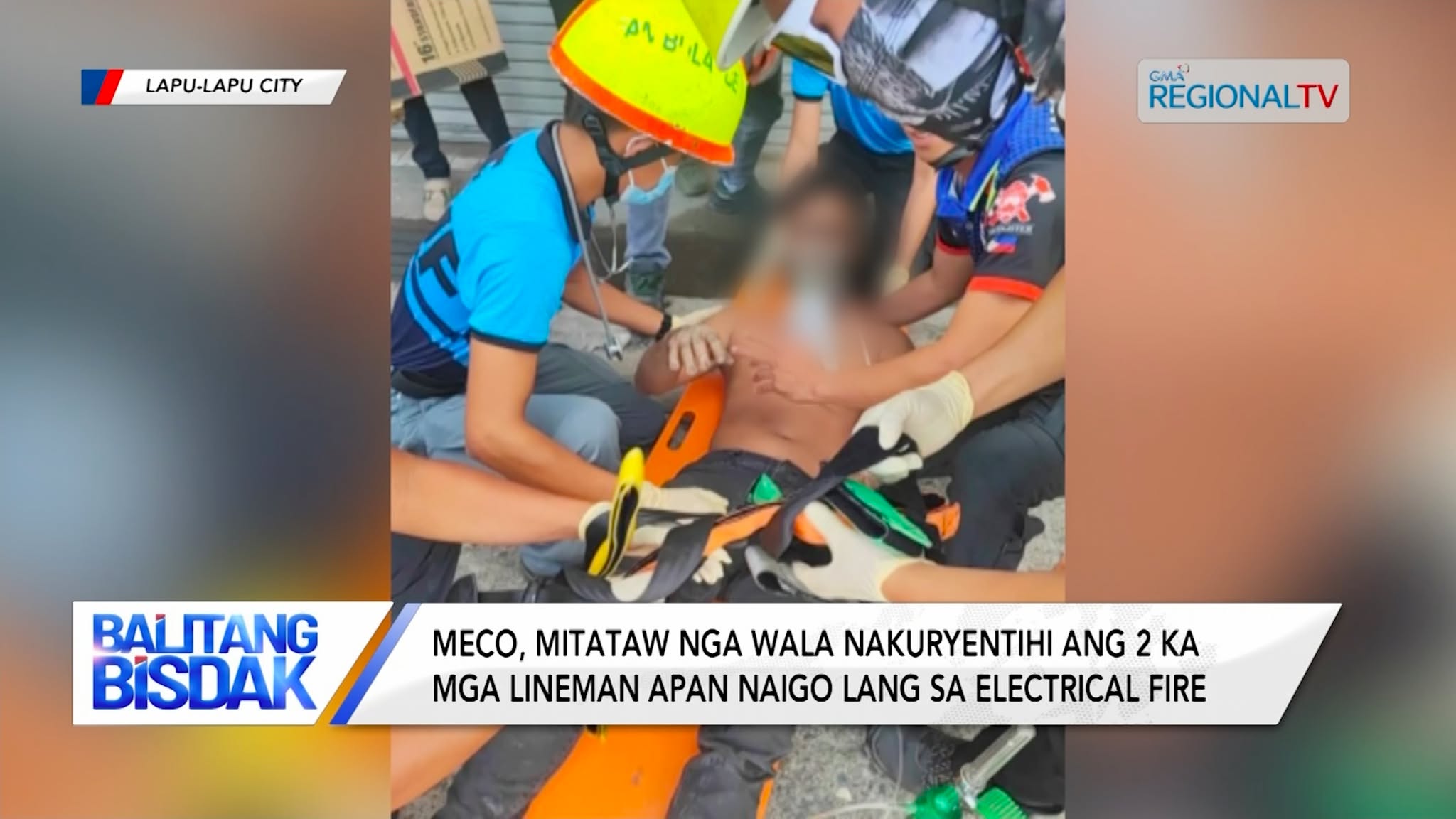 MECO, mitataw nga electrical fire ang nakaigo sa 2 ka mga lineman