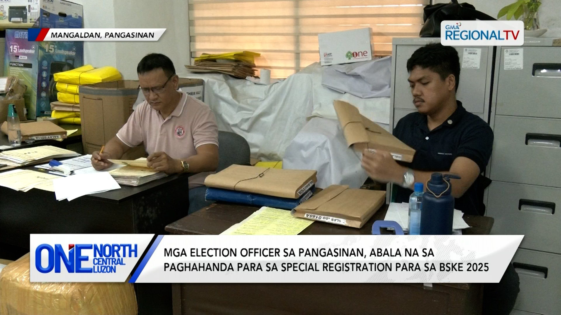 Mga election officer, abala na sa paghahanda para sa special registration