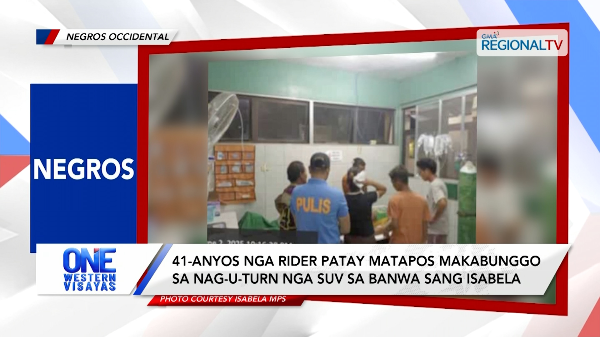 Rider patay matapos makabunggo sa nag-u-turn nga SUV sa banwa sang Isabela