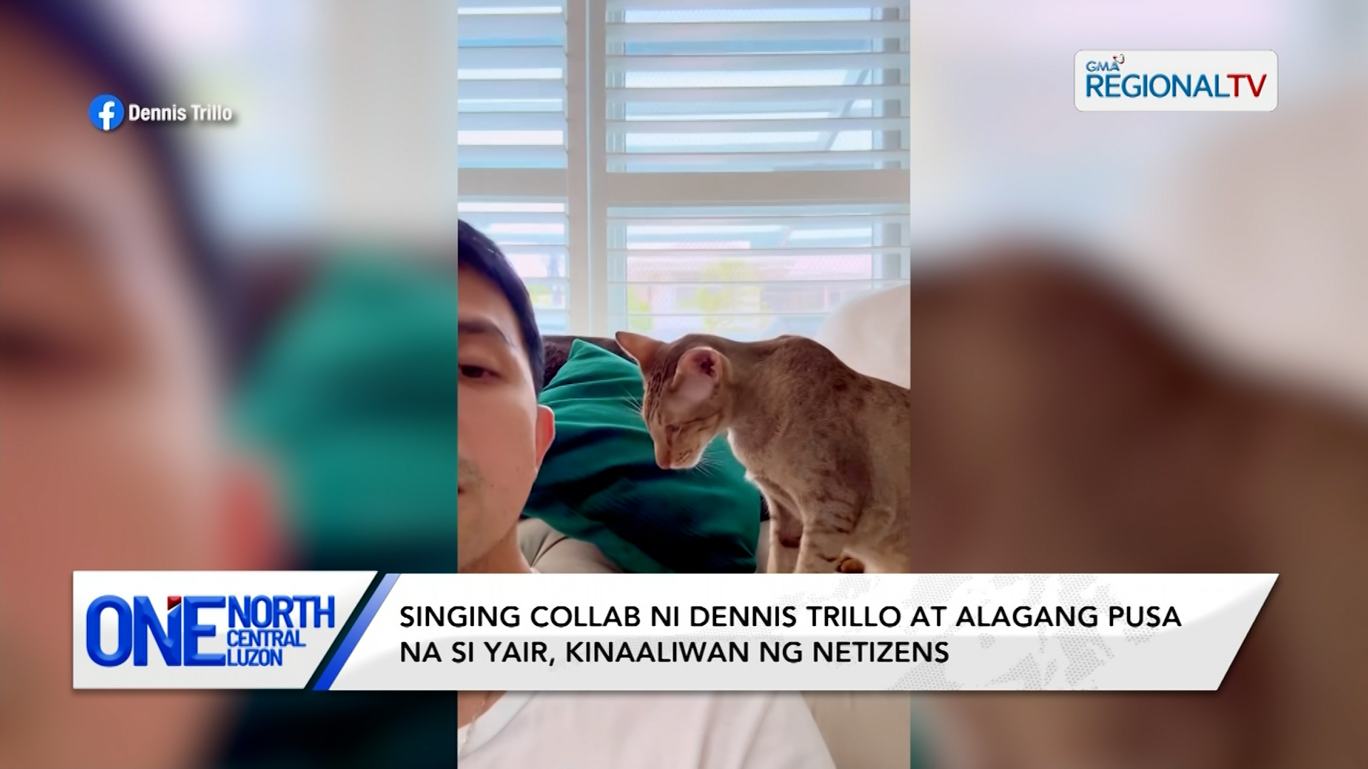 Singing collab ni Dennis Trillo at alagang pusa na si Yair, kinaaliwan