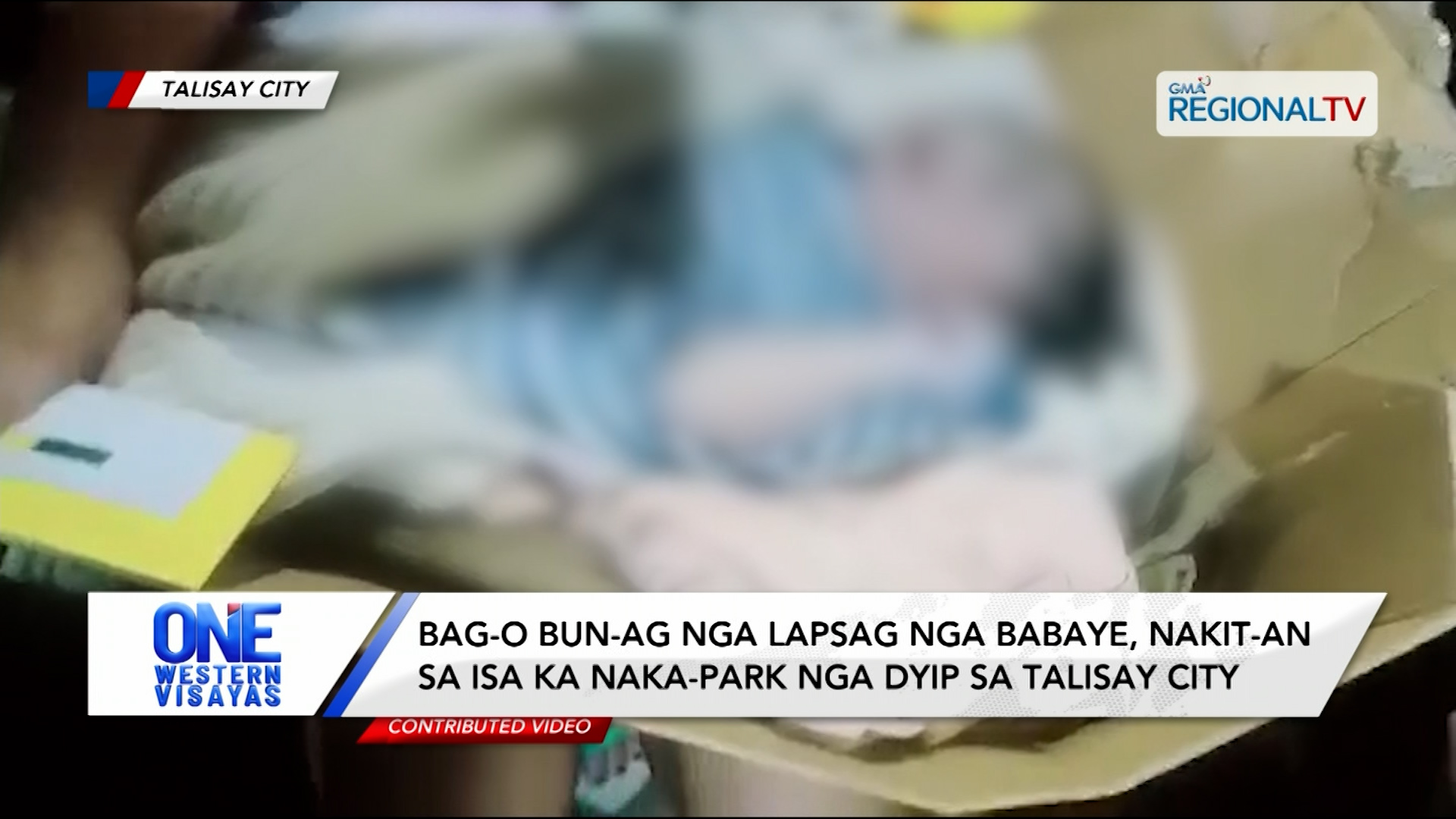 Bag-o bun-ag nga lapsag, nakit-an sa isa ka naka-park nga dyip sa Talisay City