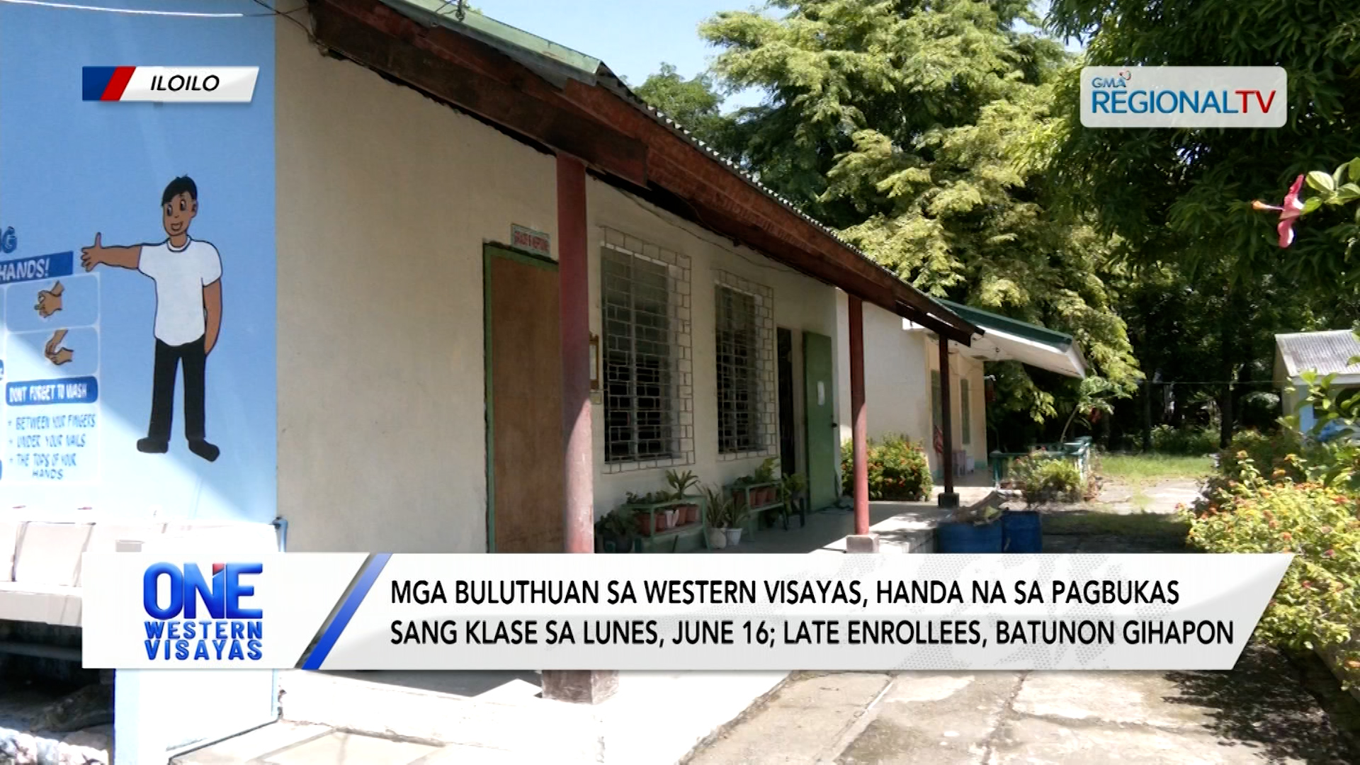 Mga buluthuan sa Western Visayas, handa na sa pagbukas sang klase sa Lunes