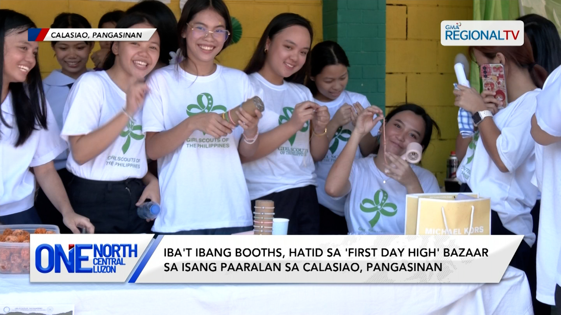 Iba't ibang booths, hatid sa 'first day high' bazaar sa isang paaralan