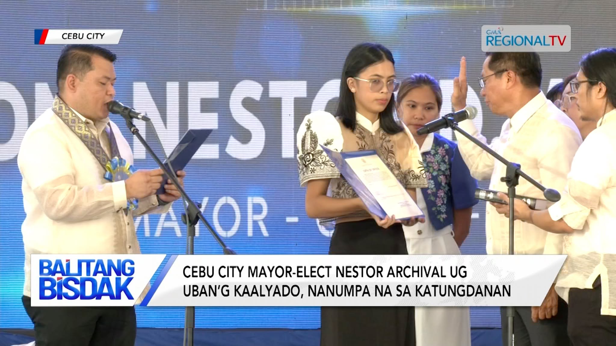 Cebu City Mayor-Elect Nestor Archival ug uban’g kaalyado, nanumpa na sa katungdanan