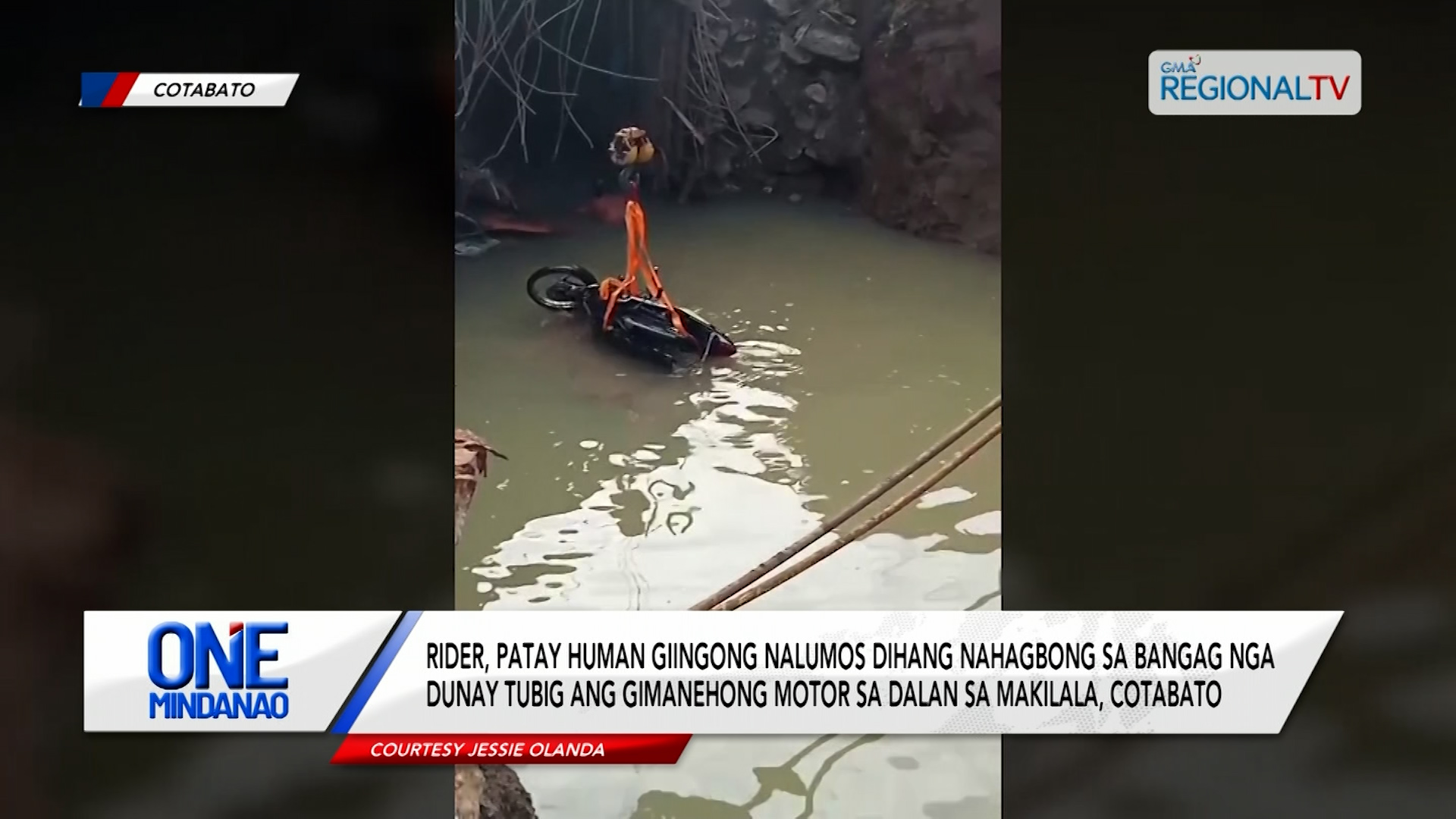 Rider, patay human giingong nalumos dihang nahagbong sa bangag