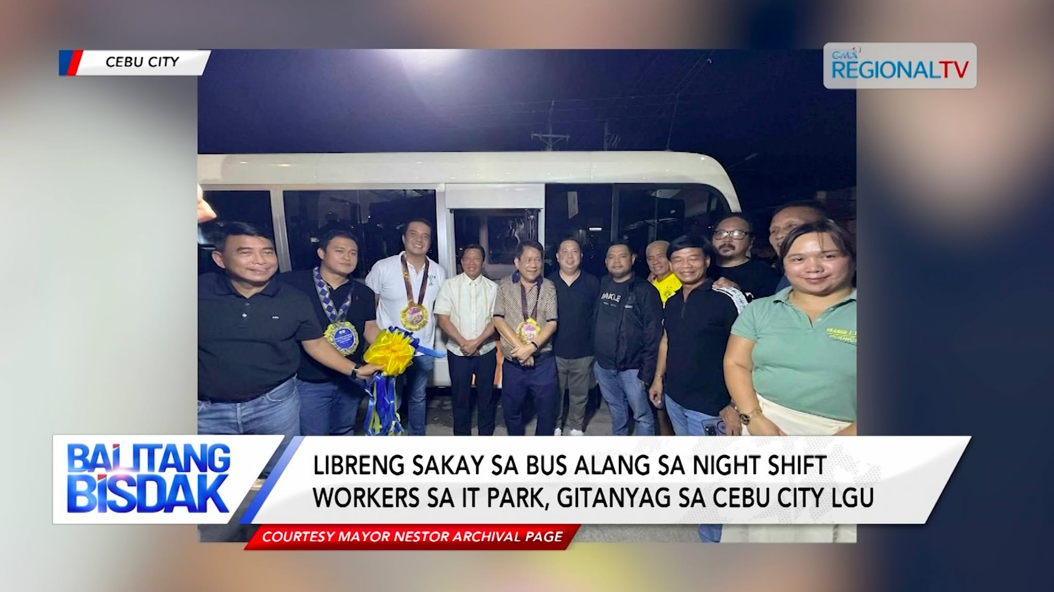 Libreng sakay sa bus alang sa night shift workers sa IT Park, gitanyag