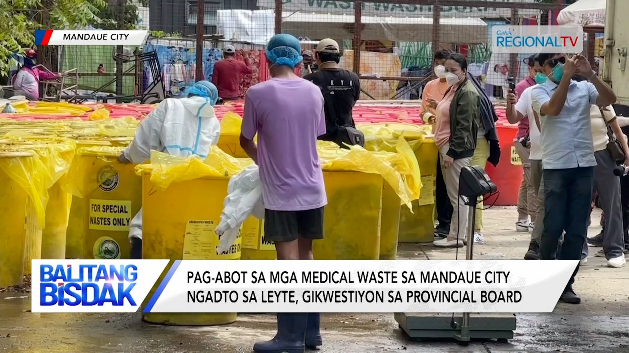 Pag-dispose sa mga medical waste sa Mandaue City ngadto sa Leyte, gikwestiyon