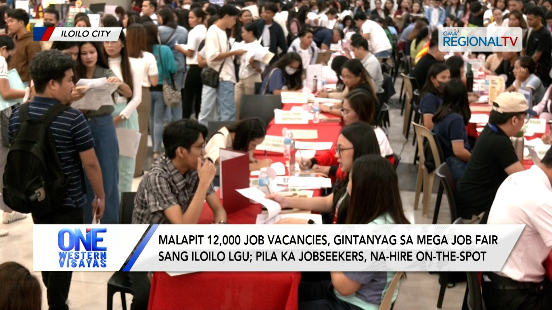 Malapit 12,000 job vacancies, gintanyag sa mega job fair sang Iloilo LGU | One Western Visayas