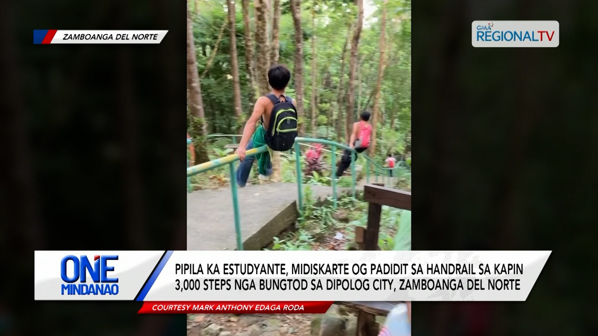 Pipila ka estudyante, nagpadidit sa handrail sa bungtod sa Dipolog City | One Mindanao