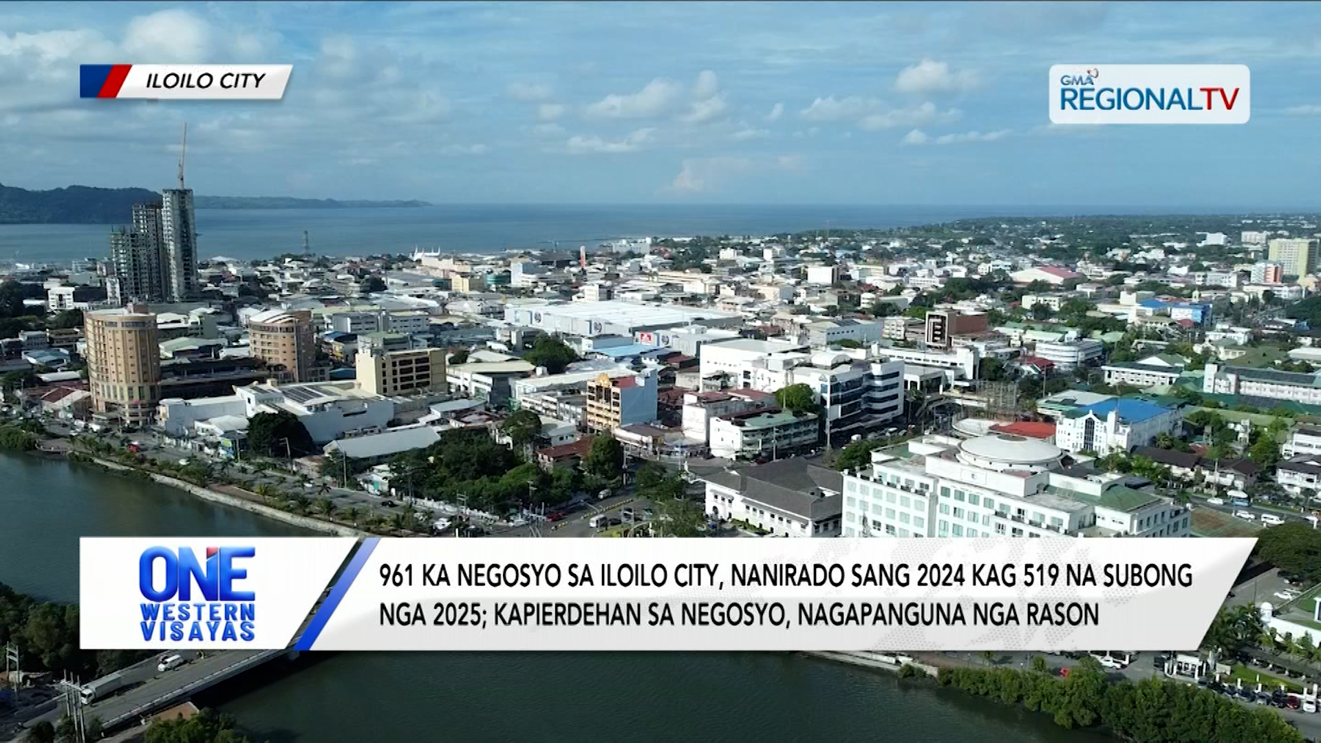 961 ka negosyo sa Iloilo City, nanirado sang 2024 kag 519 na subong nga 2025 | One Western Visayas