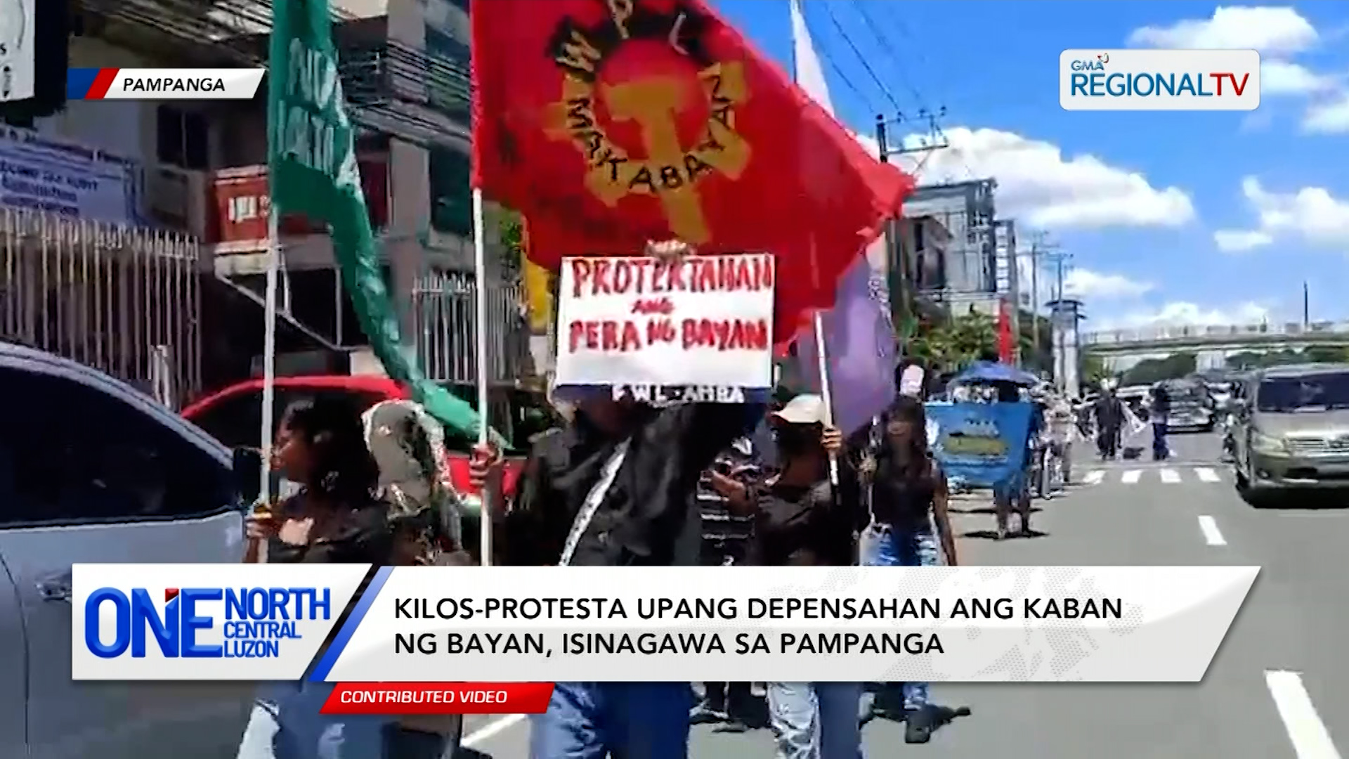 Kilos-protesta upang depensahan ang kaban ng bayan, isinagawa sa Pampanga | One North Central Luzon