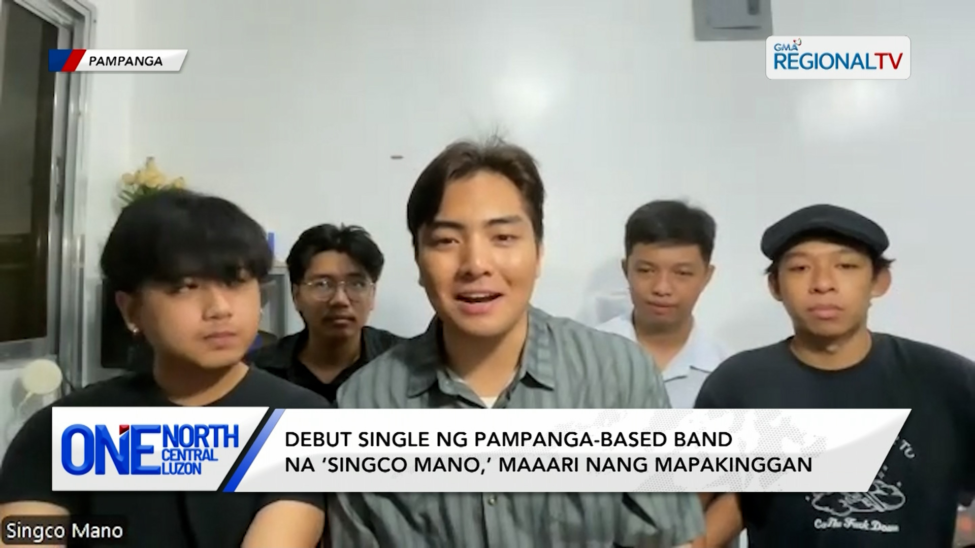 Debut single ng Pampanga-based band na ‘Singco Mano,’ maaaring mapakinggan | One North Central Luzon