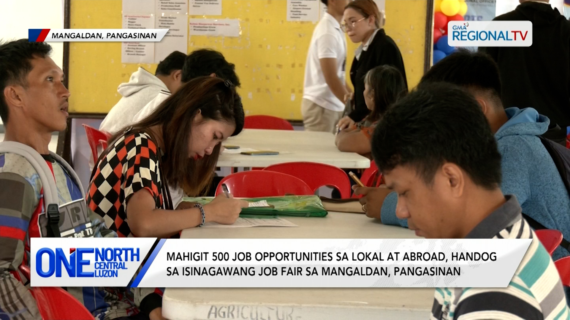 Mahigit 500 job opportunities, handog sa job fair sa Mangaldan, Pangasinan | One North Central Luzon