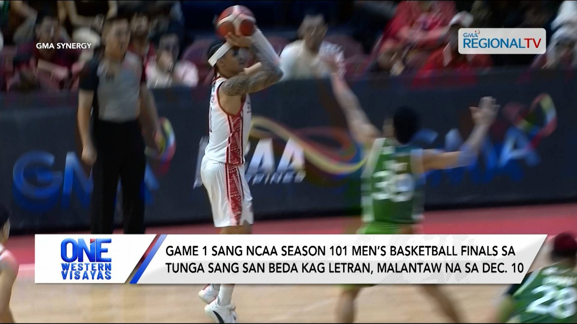 Game 1 sang NCAA season 101 Men’s Basketball Finals, malantaw na sa Dec. 10 | One Western Visayas