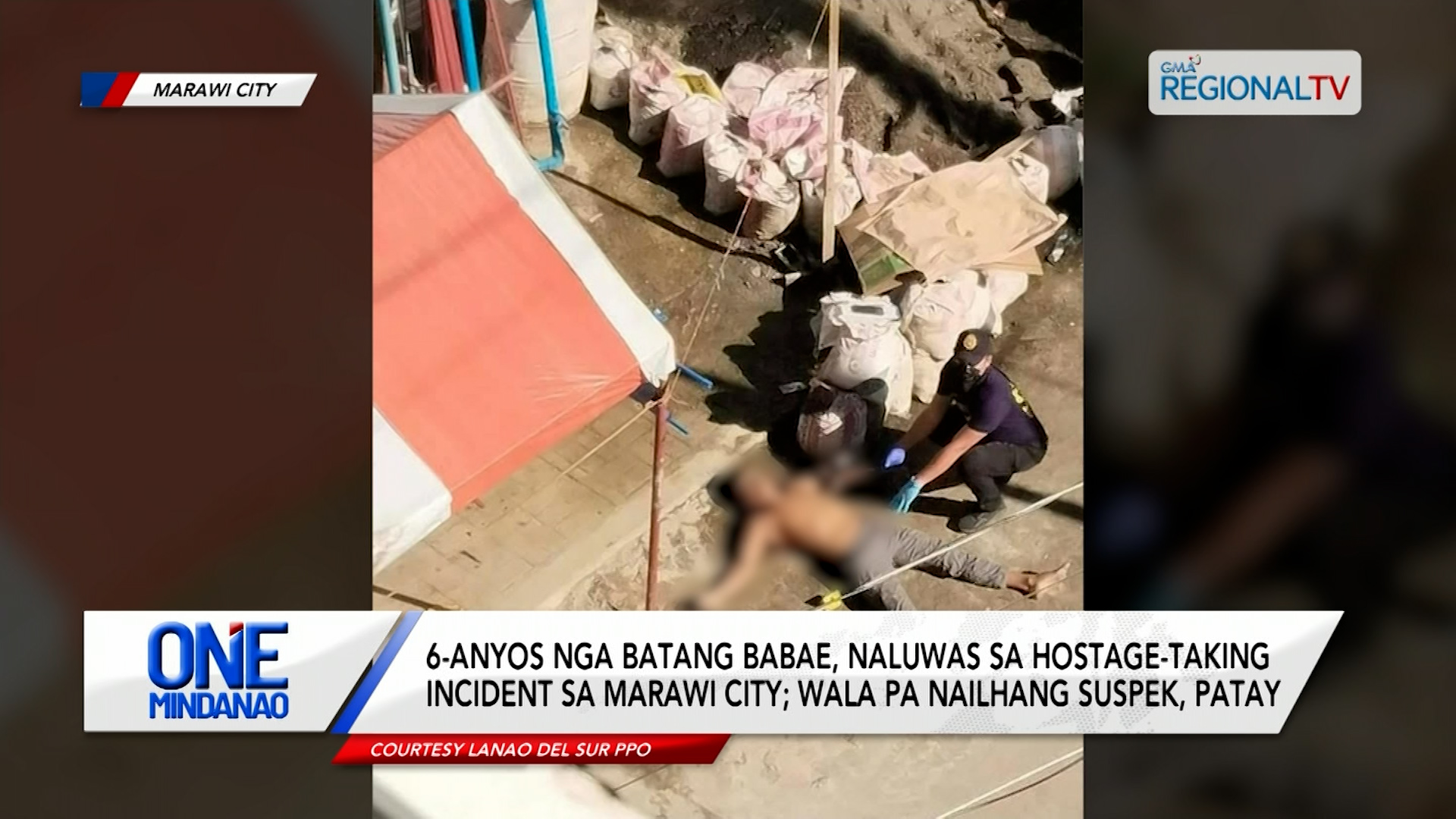 Suspek nga nang-hostage, patay; 6-anyos nga biktima, naluwas | One Mindanao
