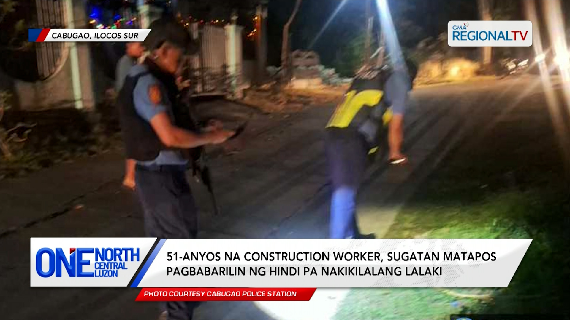 51-anyos na construction worker, sugatan matapos pagbabarilin | One North Central Luzon