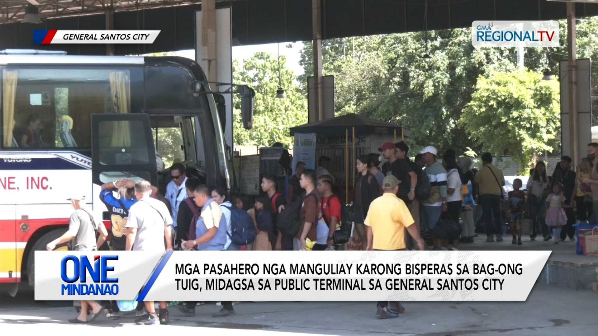 Mga pasahero nga manguliay karong bisperas sa bag-ong tuig, midagsa | One Mindanao