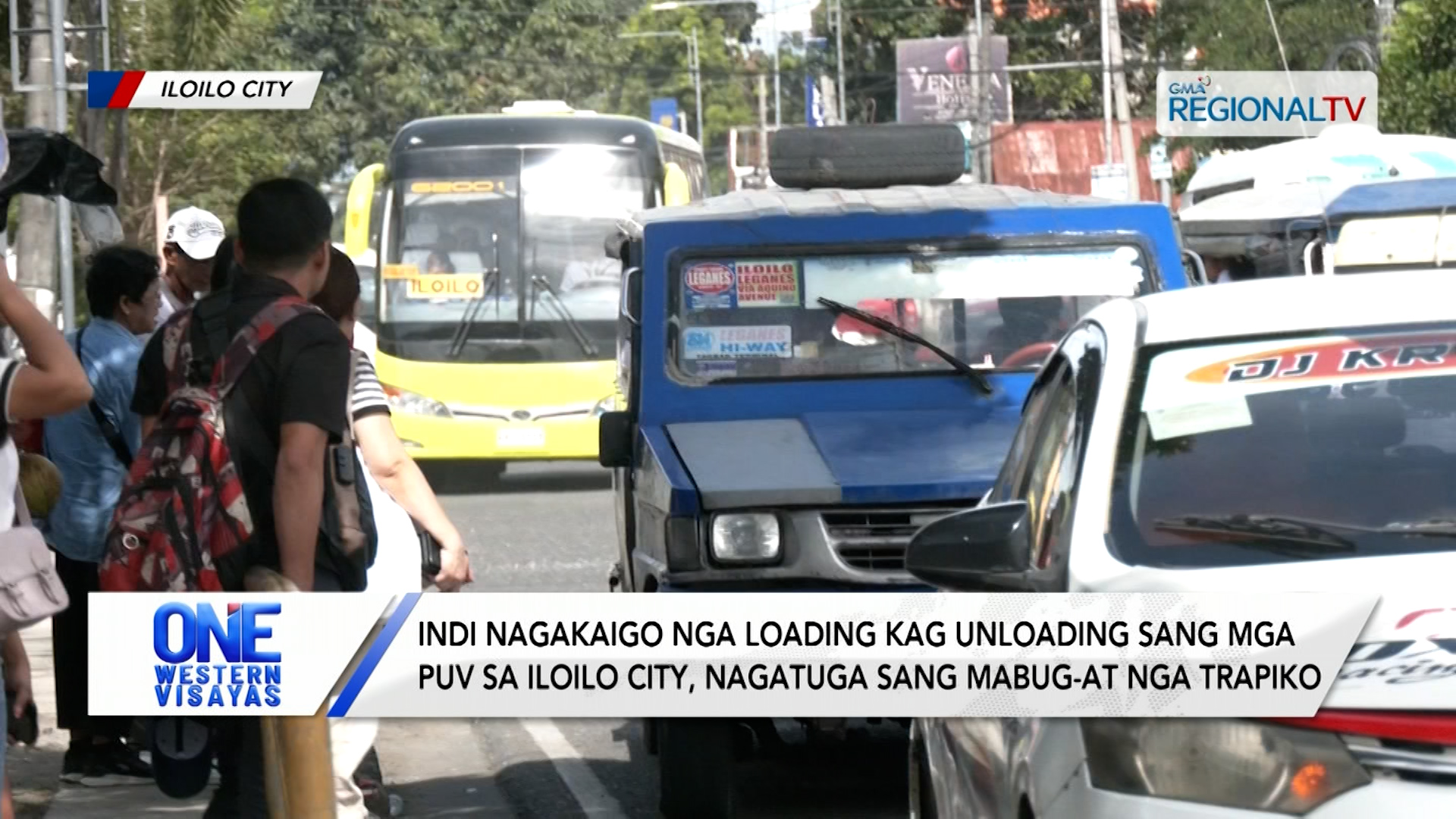 Indi nagakaigo nga loading and unloading sang mga PUV sa Iloilo City | One Western Visayas