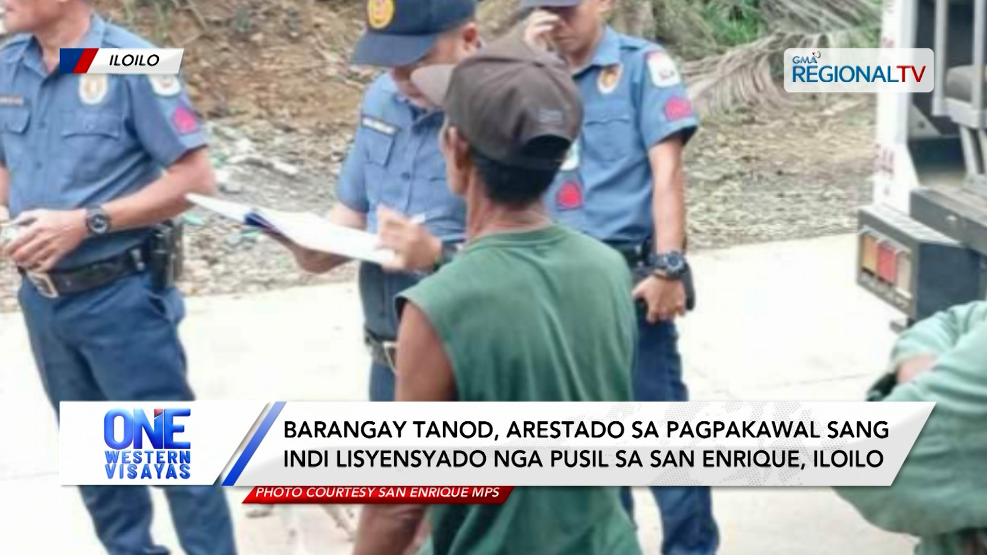 Barangay tanod, arestado sa pagpakawal sang pusil sa San Enrique, Iloilo | One Western Visayas