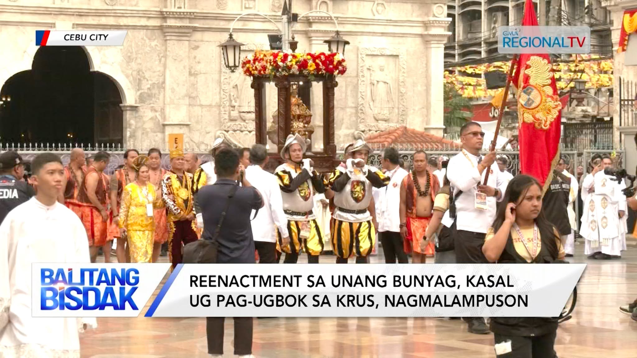 Reenactment sa unang Bunyag, Kasal ug Pag-ugbok sa Krus, Nagmalampuson | Balitang Bisdak
