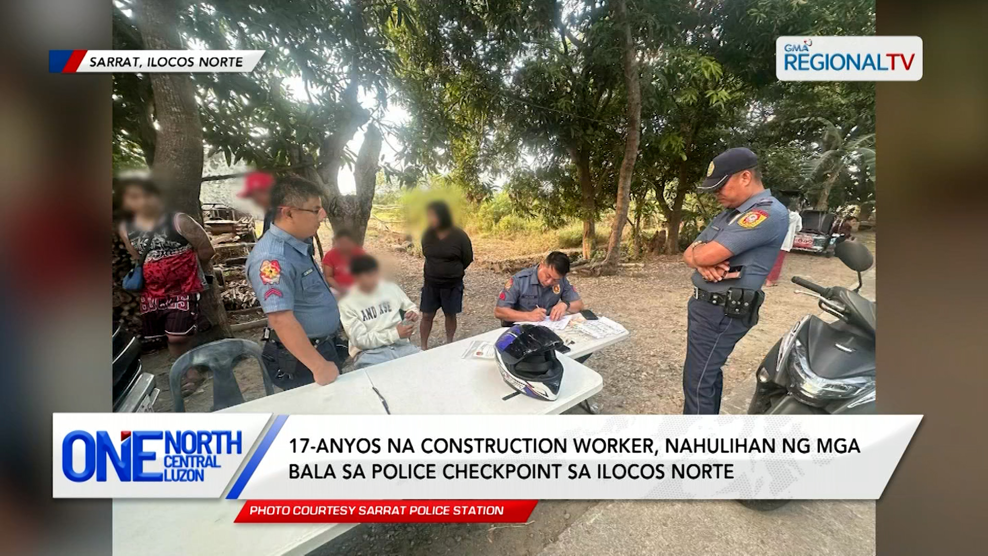 17-anyos na construction worker, nahulihan ng mga bala sa checkpoint | One North Central Luzon