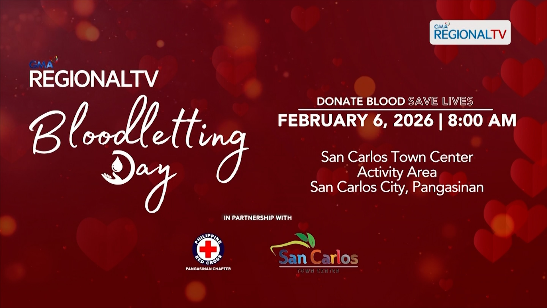 GMA Regional TV Bloodletting Day, gaganapin sa San Carlos Town Center | One North Central Luzon
