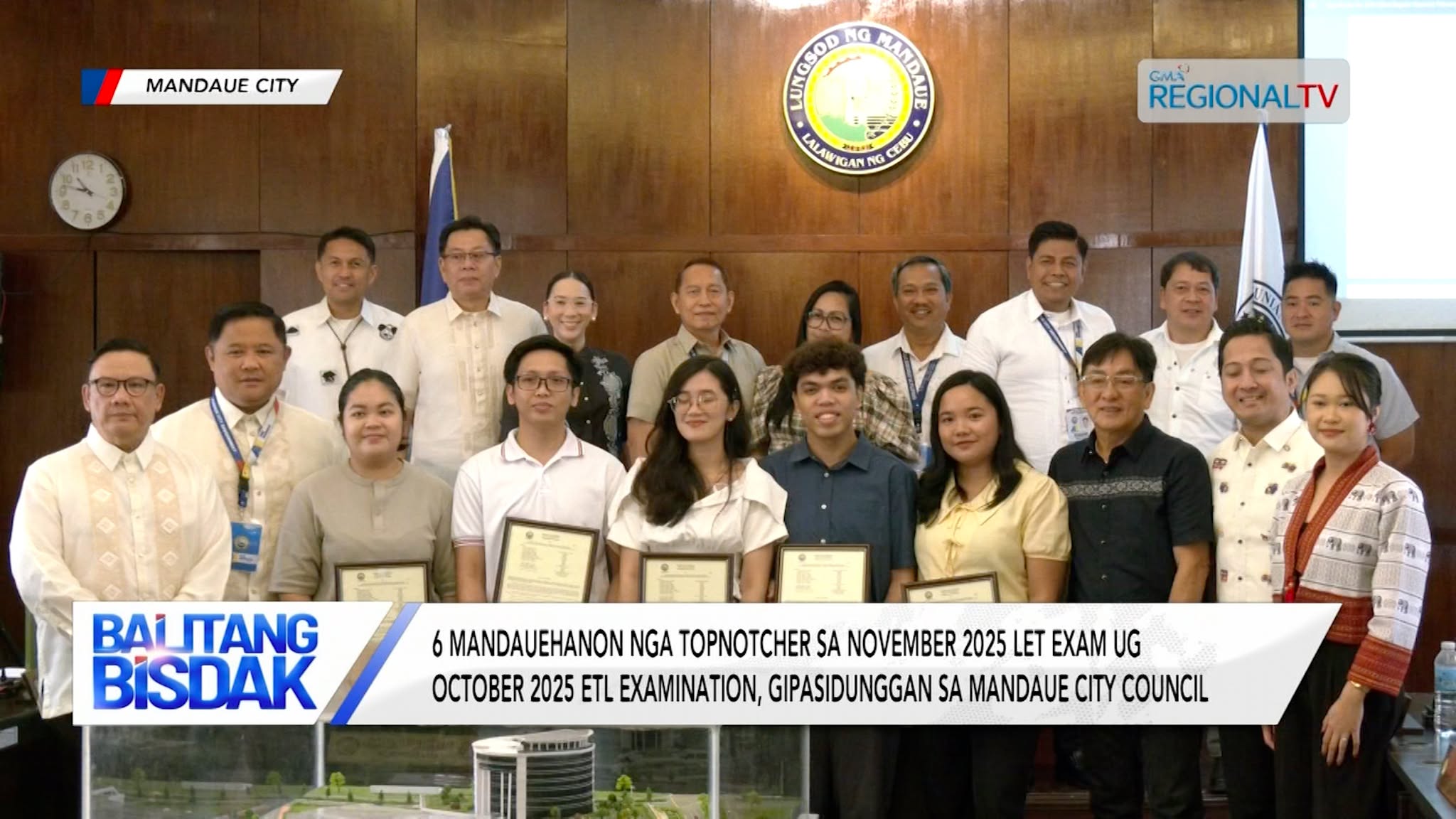 6 Mandauehanon nga Topnotcher sa Duha ka Licensure Exams, Gipasidunggan | Balitang Bisdak