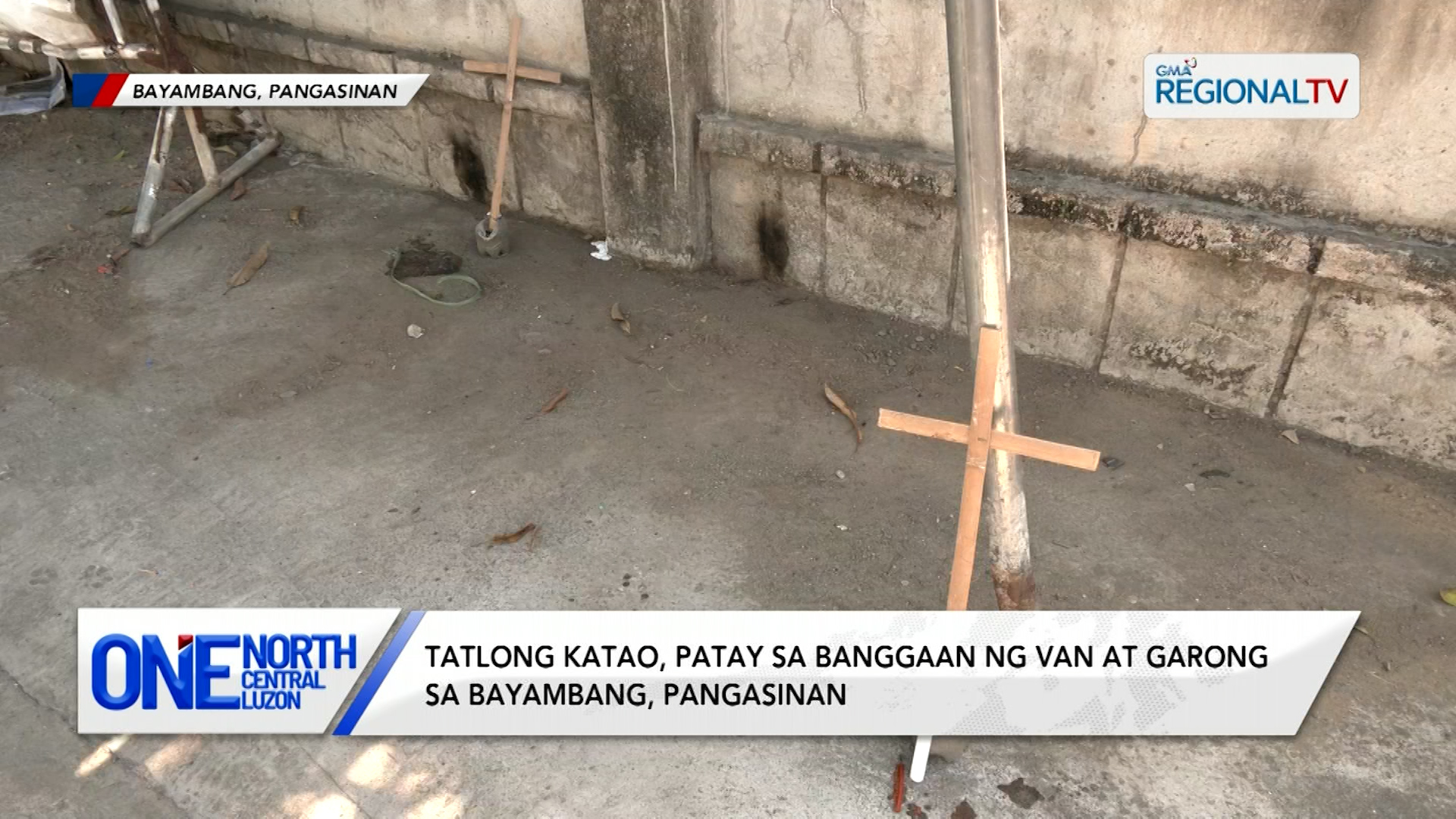 Tatlong katao, patay sa banggaan ng van at garong sa Bayambang, Pangasinan | One North Central Luzon