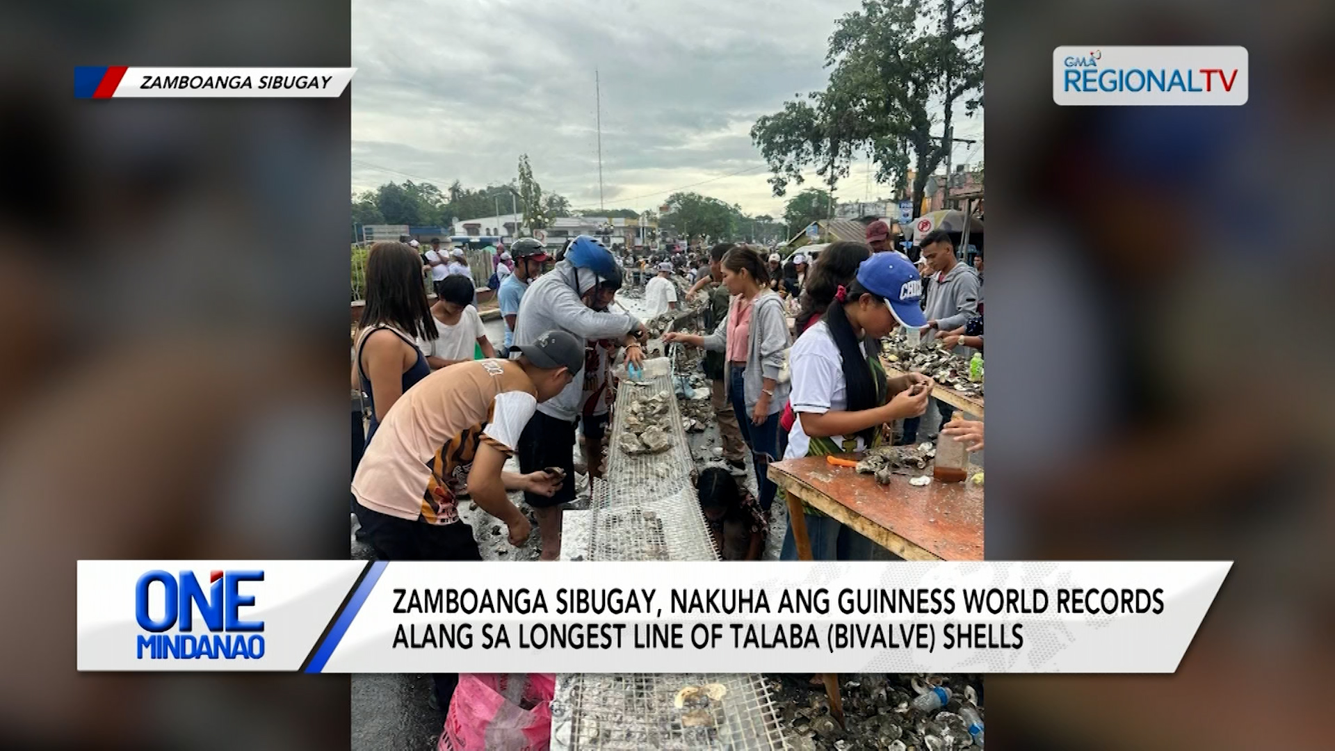 Zamboanga Sibugay, Guinness World Records sa Longest Line of Talaba  | One Mindanao