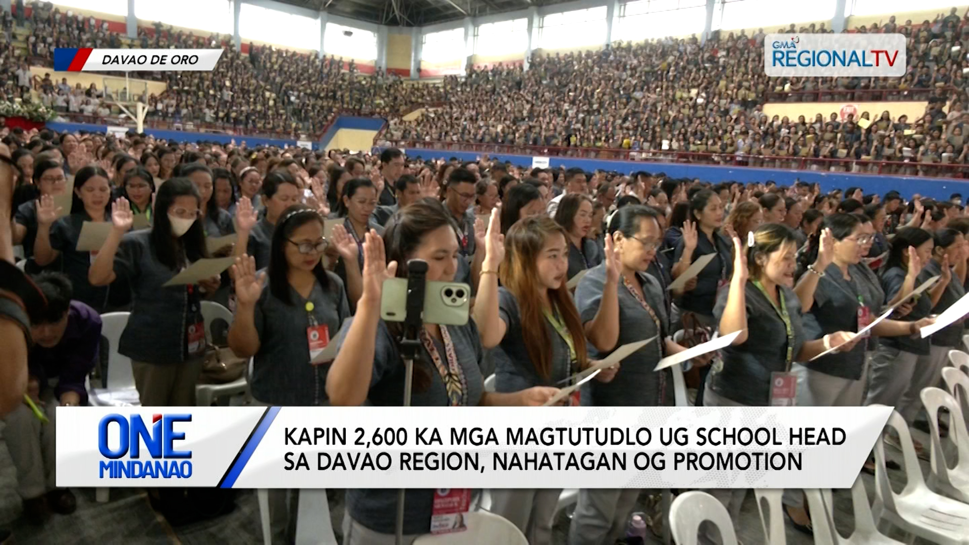 2,600 ka mga magtutudlo ug school head sa Davao Region, nahatagan og promotion | One Mindanao