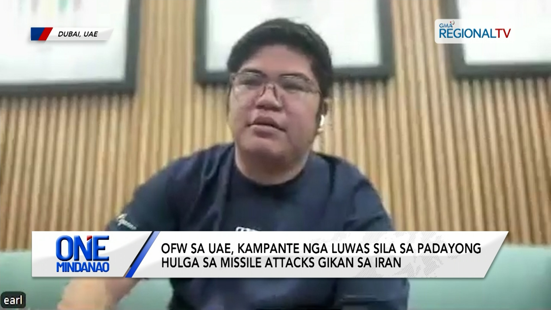 OFW sa UAE, kampante nga luwas sila sa padayong hulga sa missile attacks | One Mindanao
