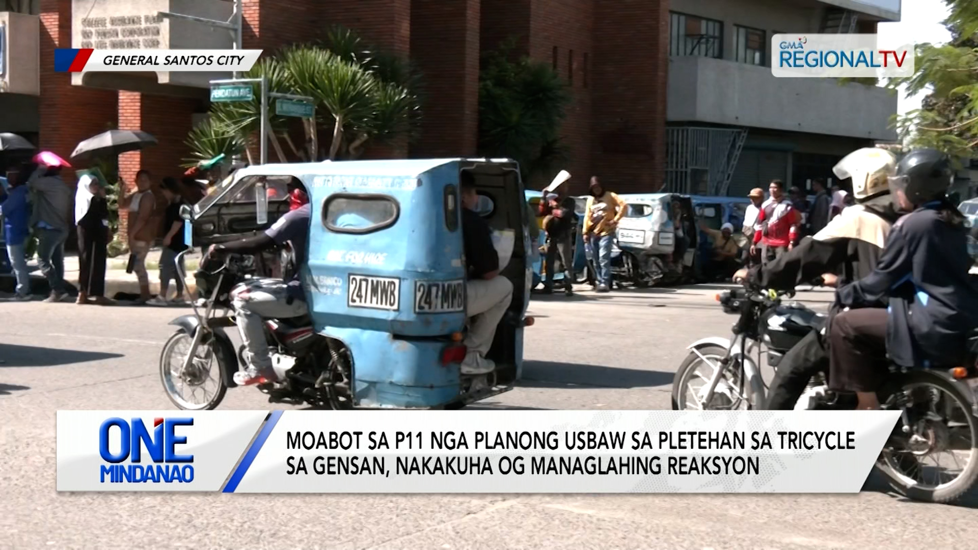 Moabot sa P11 ang planong usbaw sa pletehan sa tricycle sa Gensan | One Mindanao