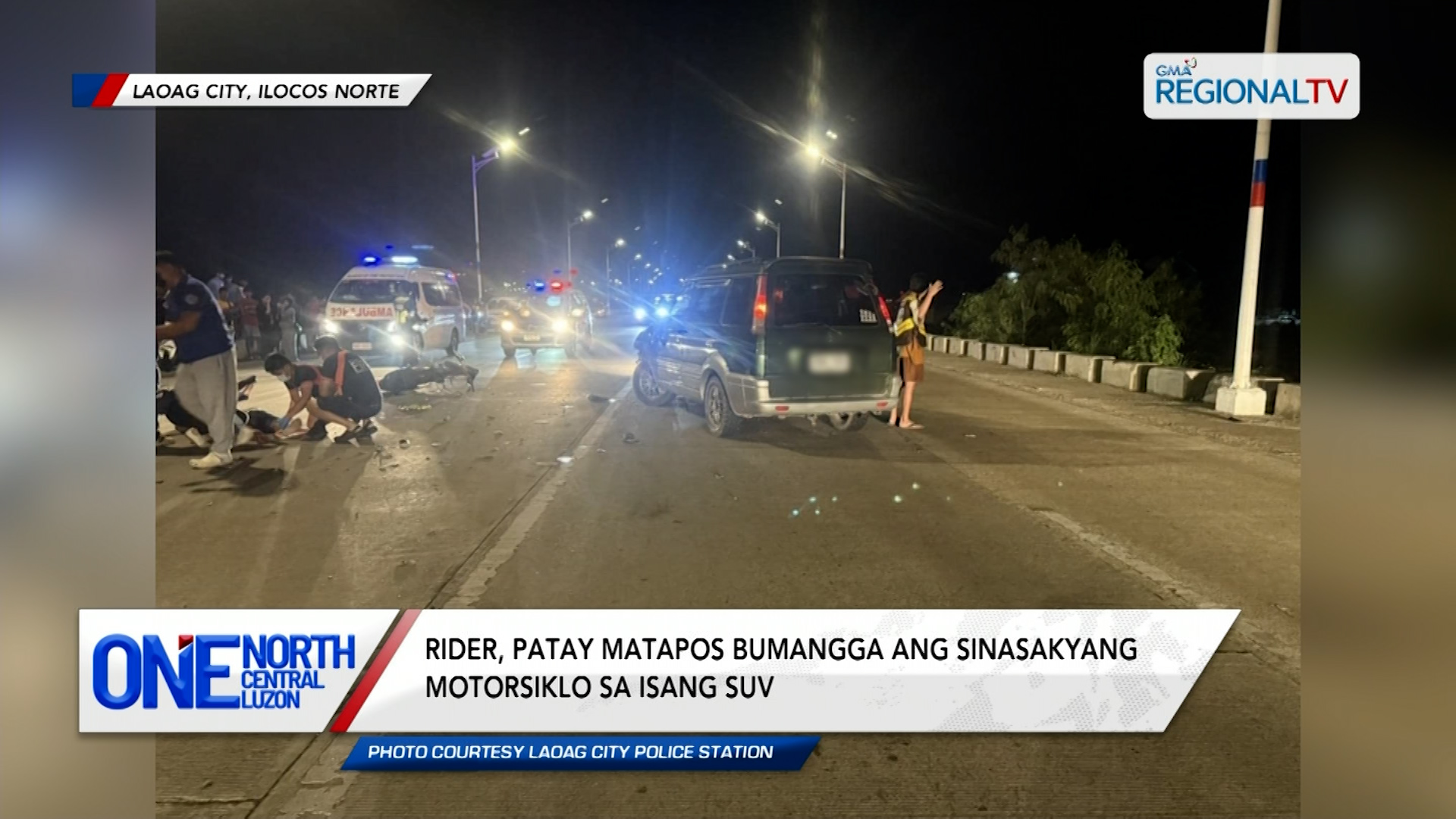 Rider, patay matapos bumangga ang sinasakyang motorsiklo | One North Central Luzon