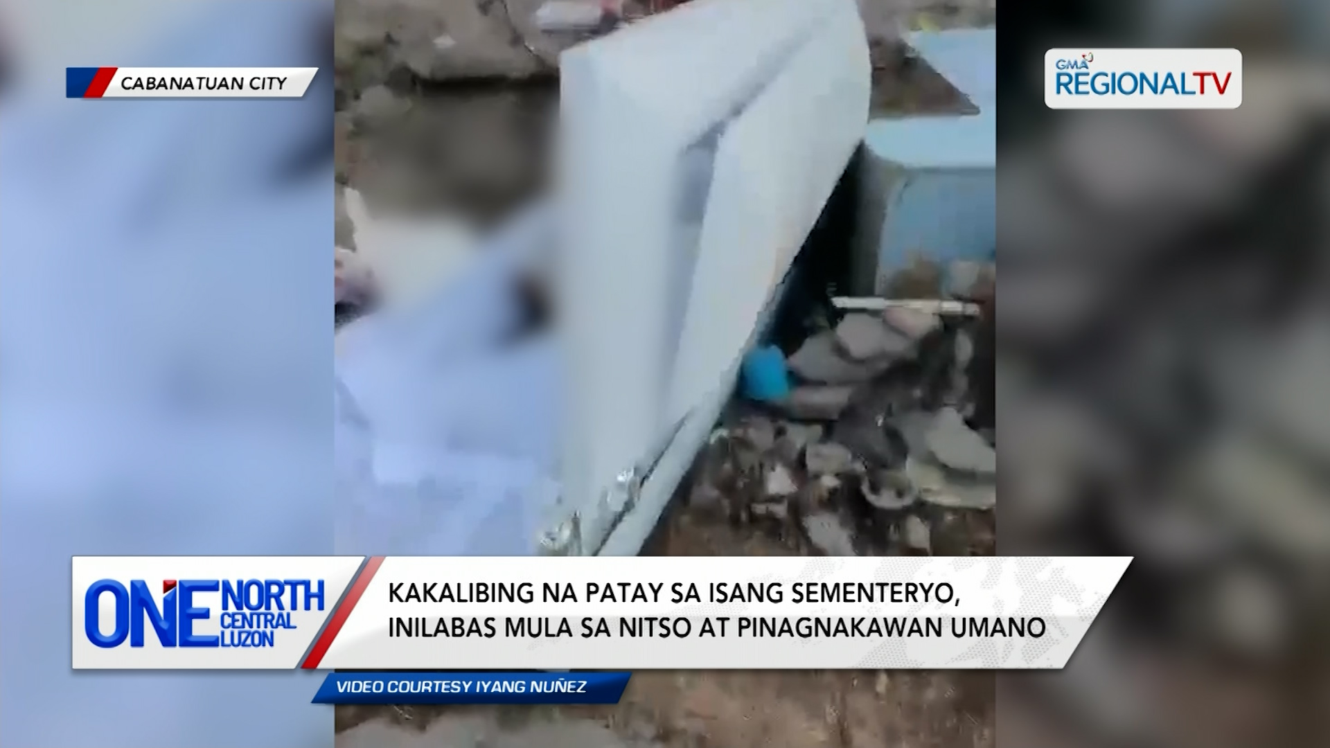 Kakalibing na patay, inilabas mula sa nitso at pinagnakawan umano | One North Central Luzon