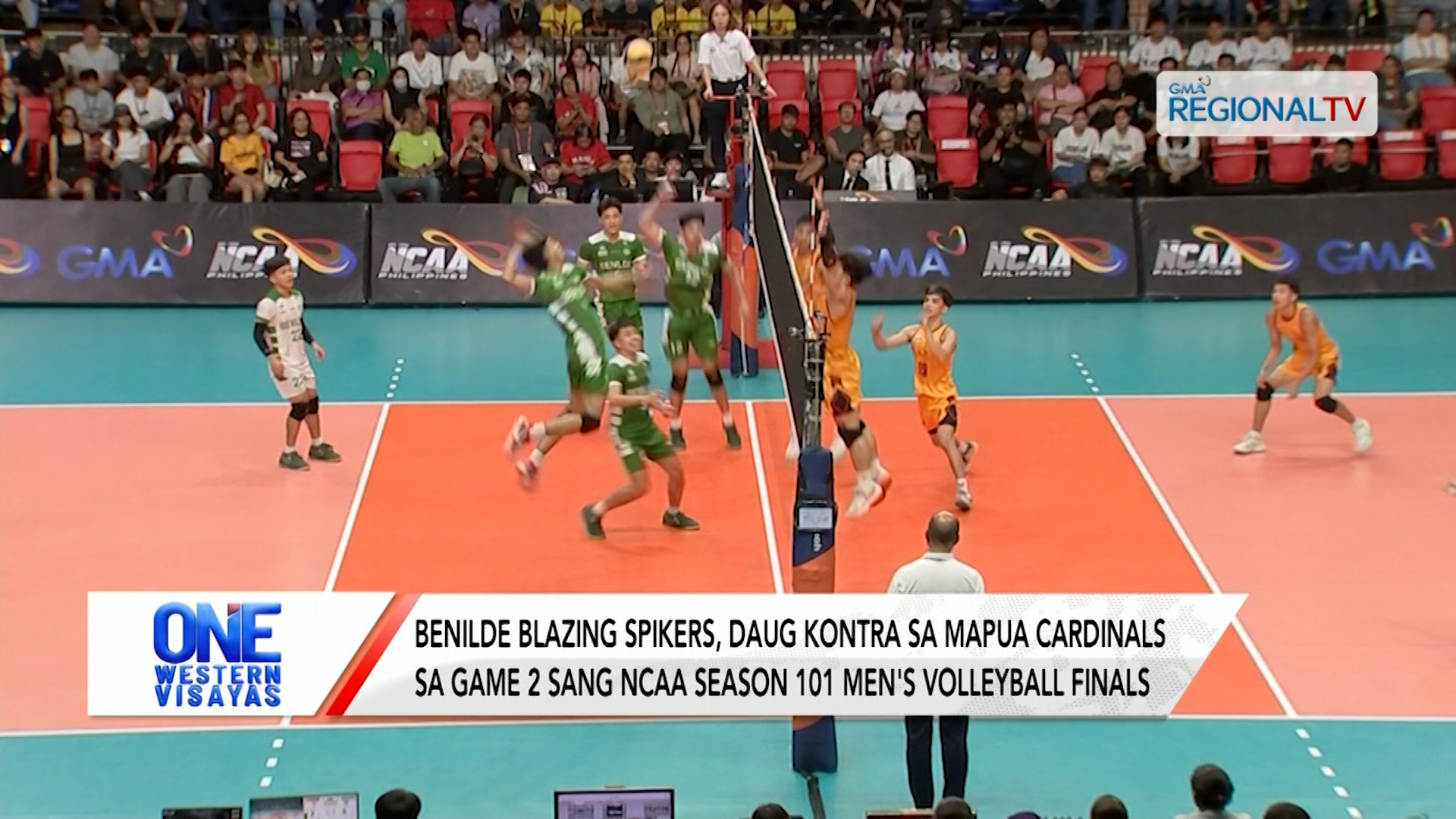Benilde Lady Blazers, daug sa game 2 sang NCAA Season 101 Women's Volleyball | One Western Visayas