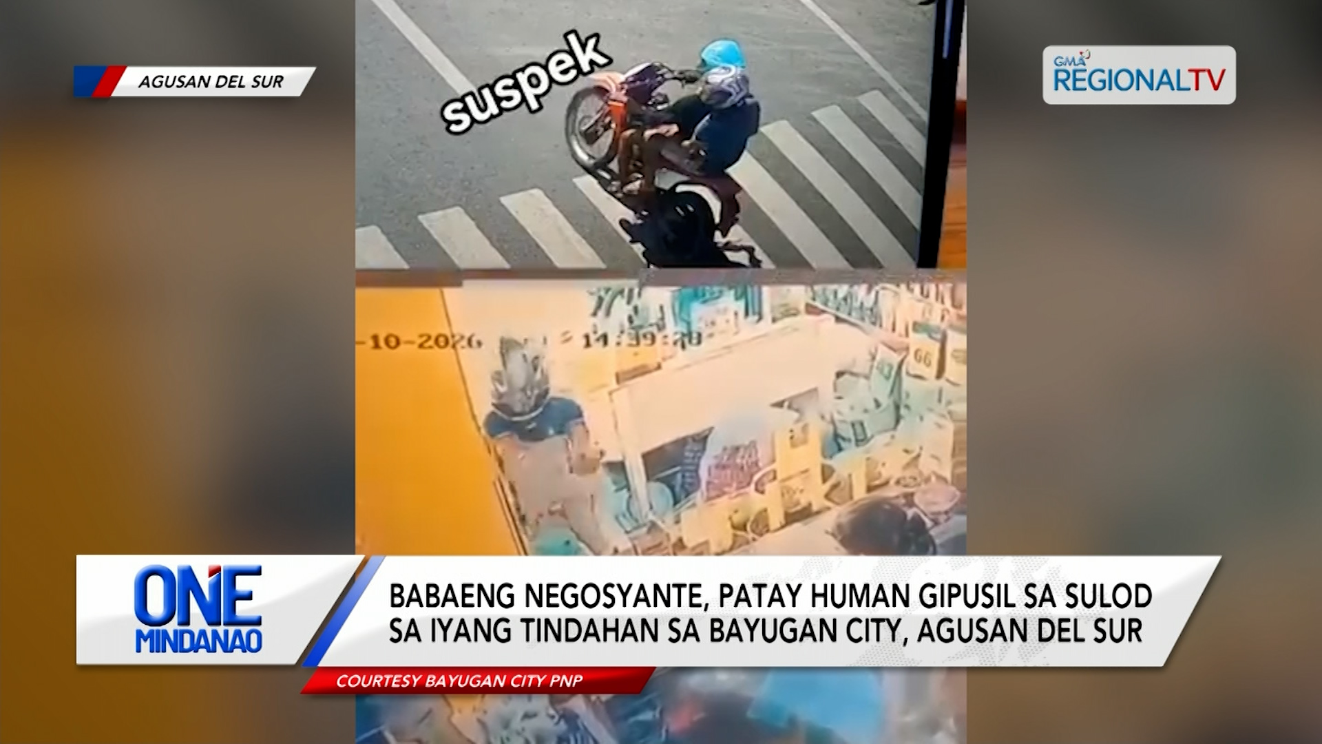 Babaeng negosyante, patay human gipusil | One Mindanao