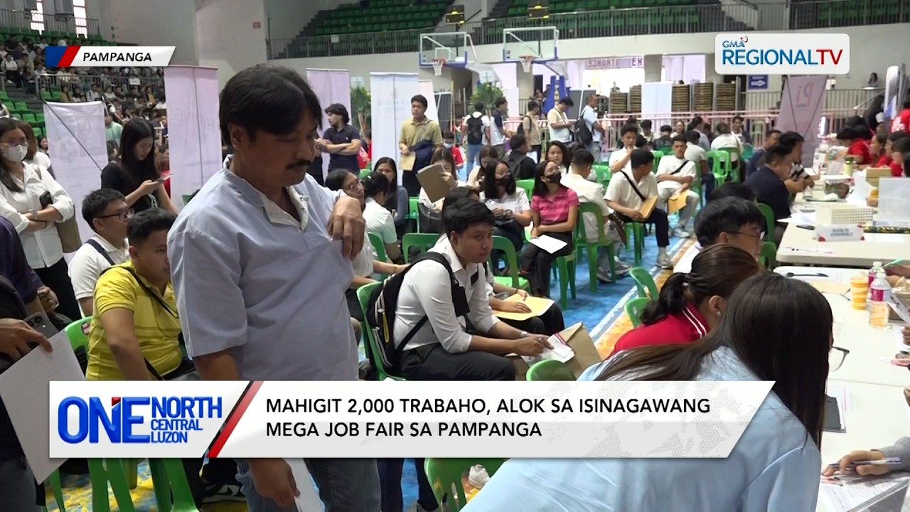 Mahigit 2,000 trabaho, alok sa isinagawang Mega Job Fair sa Pampanga | One North Central Luzon
