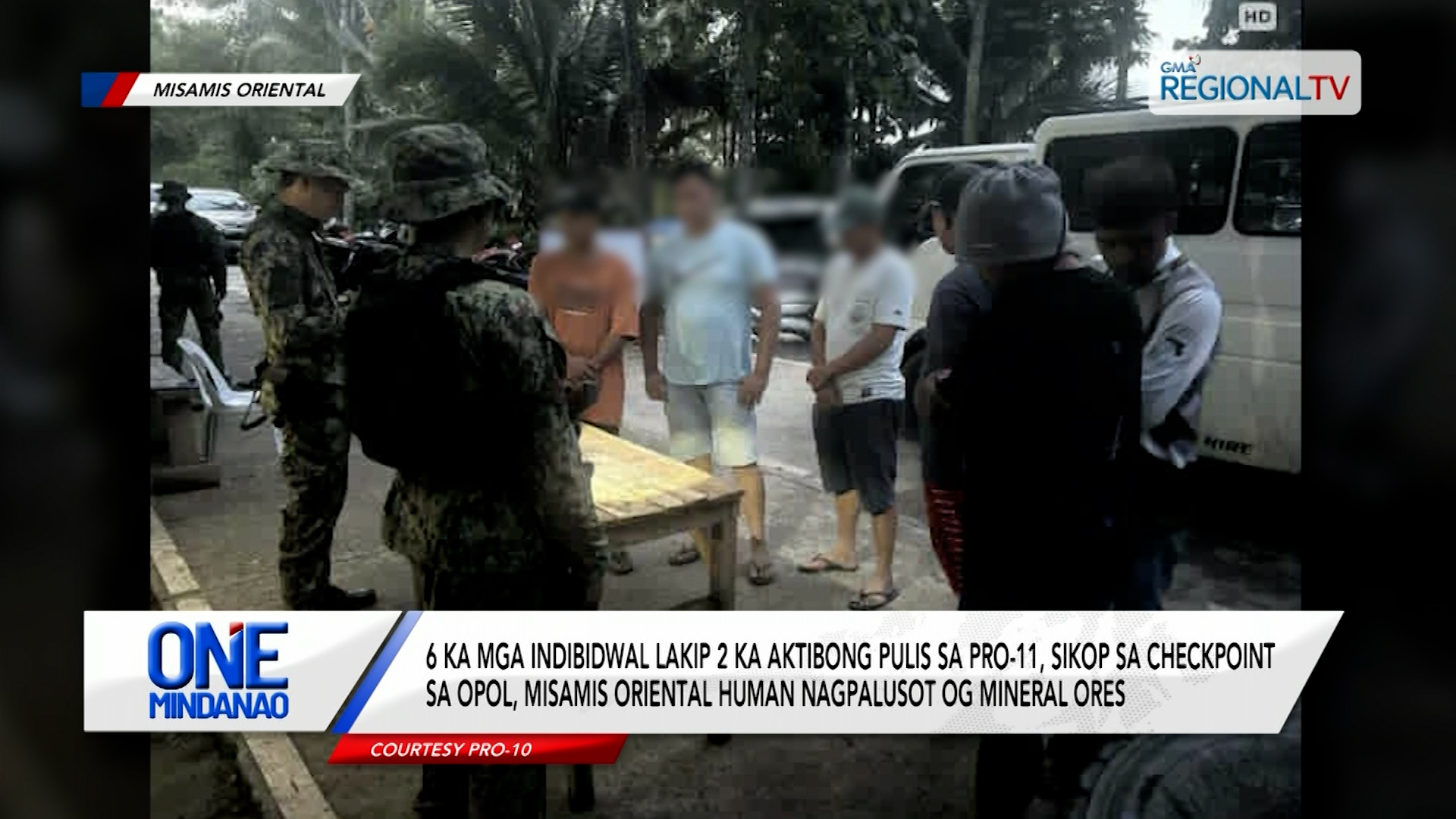 6 ka mga indibdiwal lakip 2 ka aktibong pulis sa PRO-11, sikop I One Mindanao