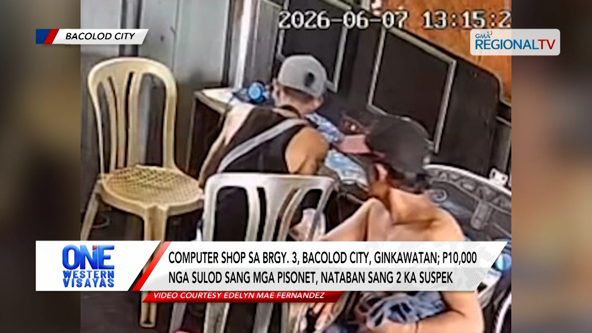 Computer shop sa Brgy. 3, Bacolod City, ginkawatan; P10,000 nga coins, nataban | One Western Visayas