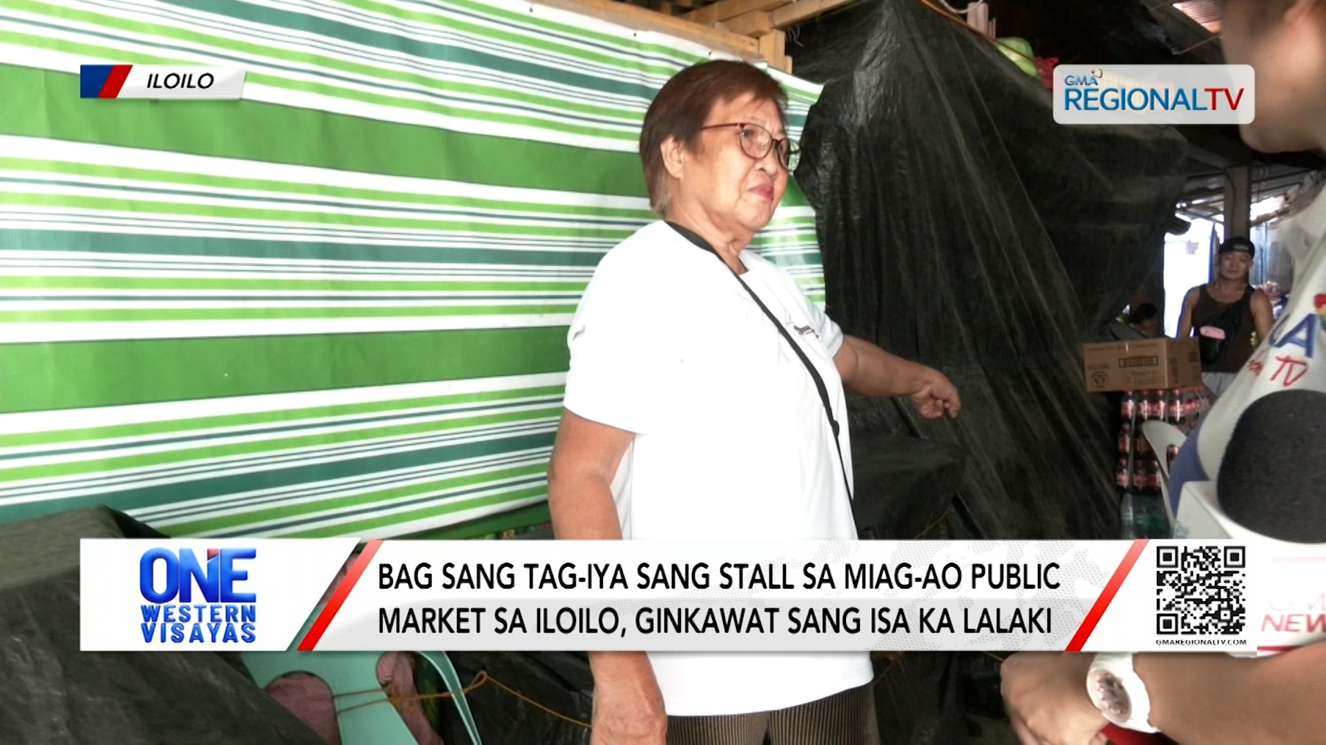 Bag sang stall owner sa Miag-ao Public Market sa Iloilo, ginkawat sang lalaki | One Western Visayas