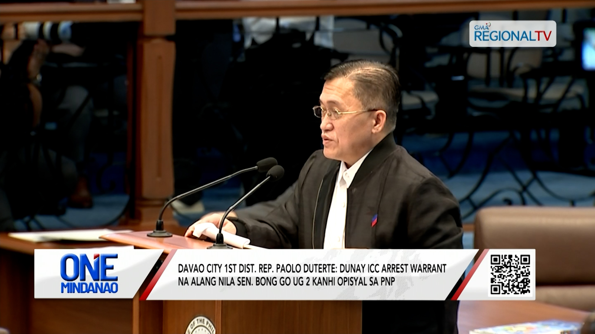 ICC arrest warrant alang kang Sen. Go ug 2 pulis I One Mindanao