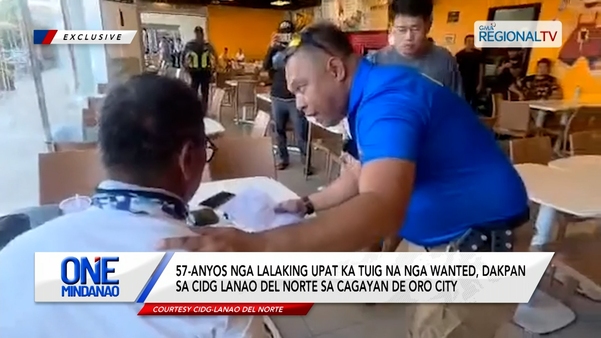57-anyos nga lalaking upat ka tuig na nga wanted, dakpan I One Mindanao