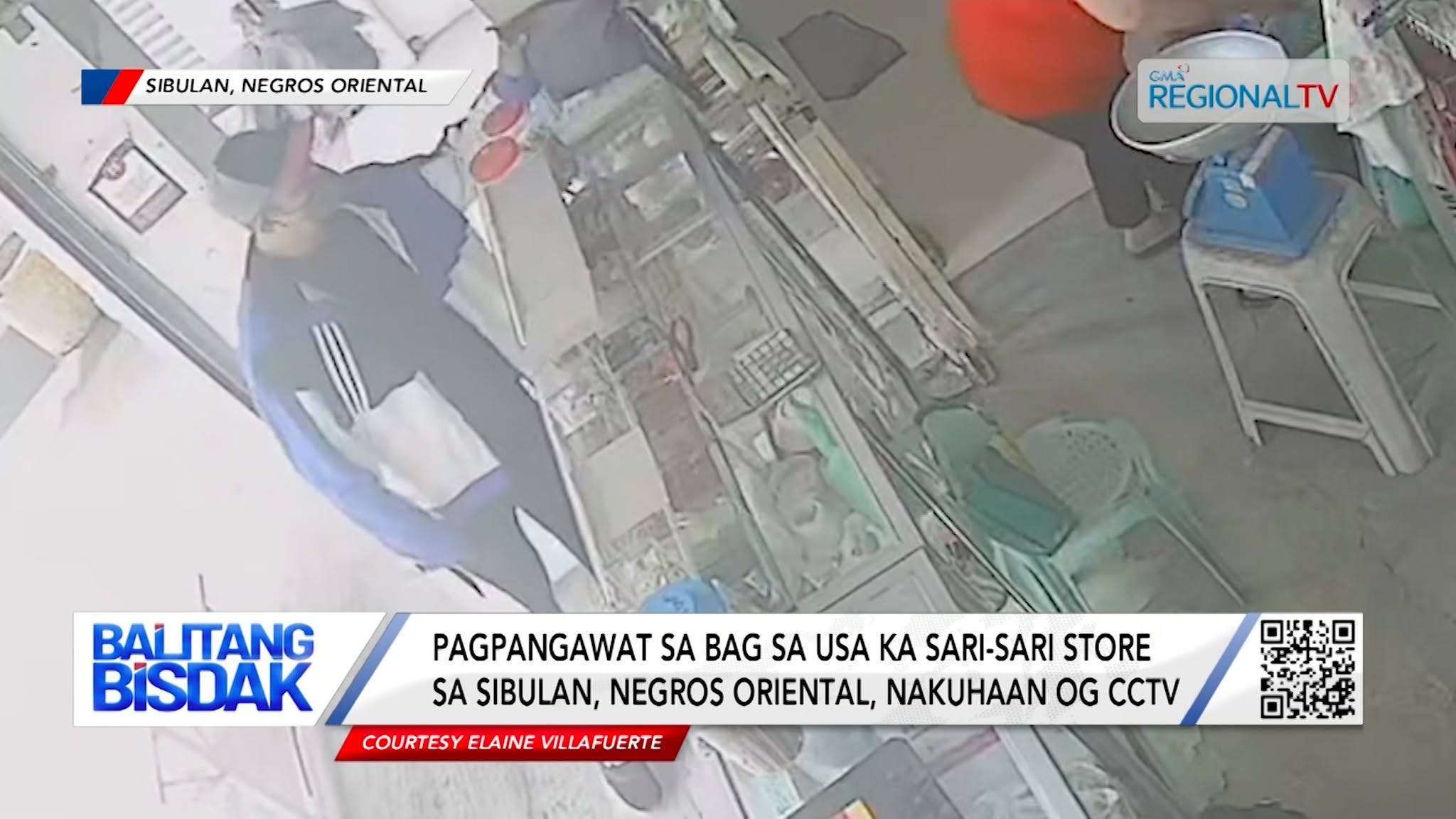Pagpangawat sa Bag sa usa ka Sari-Sari Store, Nakuhaan og CCTV | Balitang Bisdak