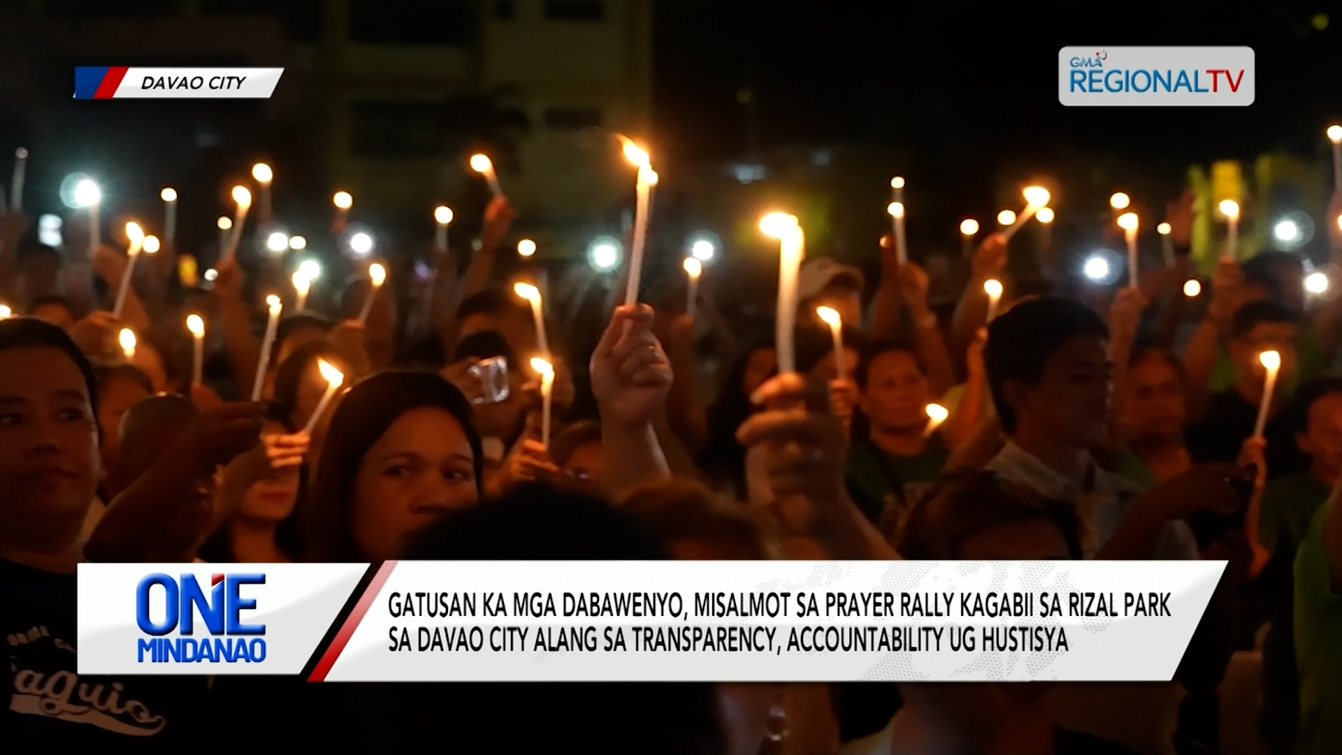 Gatusan ka mga Dabawenyo, misalmot sa prayer rally I One Mindanao