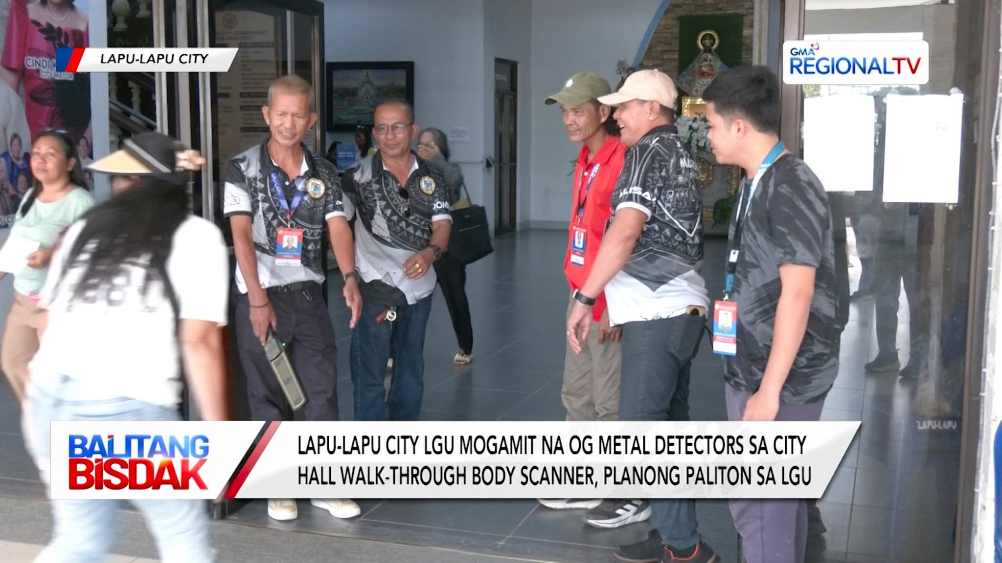 Lapu-Lapu City LGU, Mogamit og Metal Detectors sa City Hall alang sa Seguridad | Balitang Bisdak