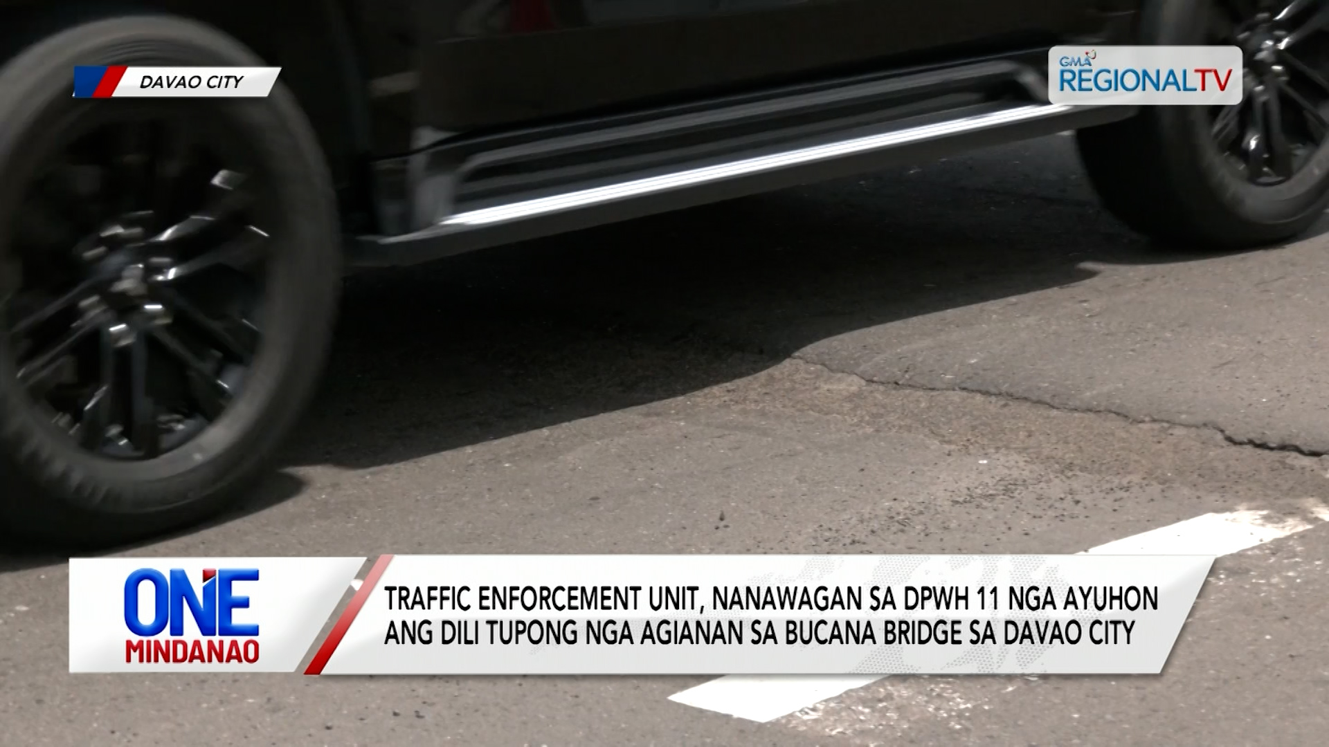 Traffic Enforcement Unit, nanawagan sa DPWH 11 I One Mindanao