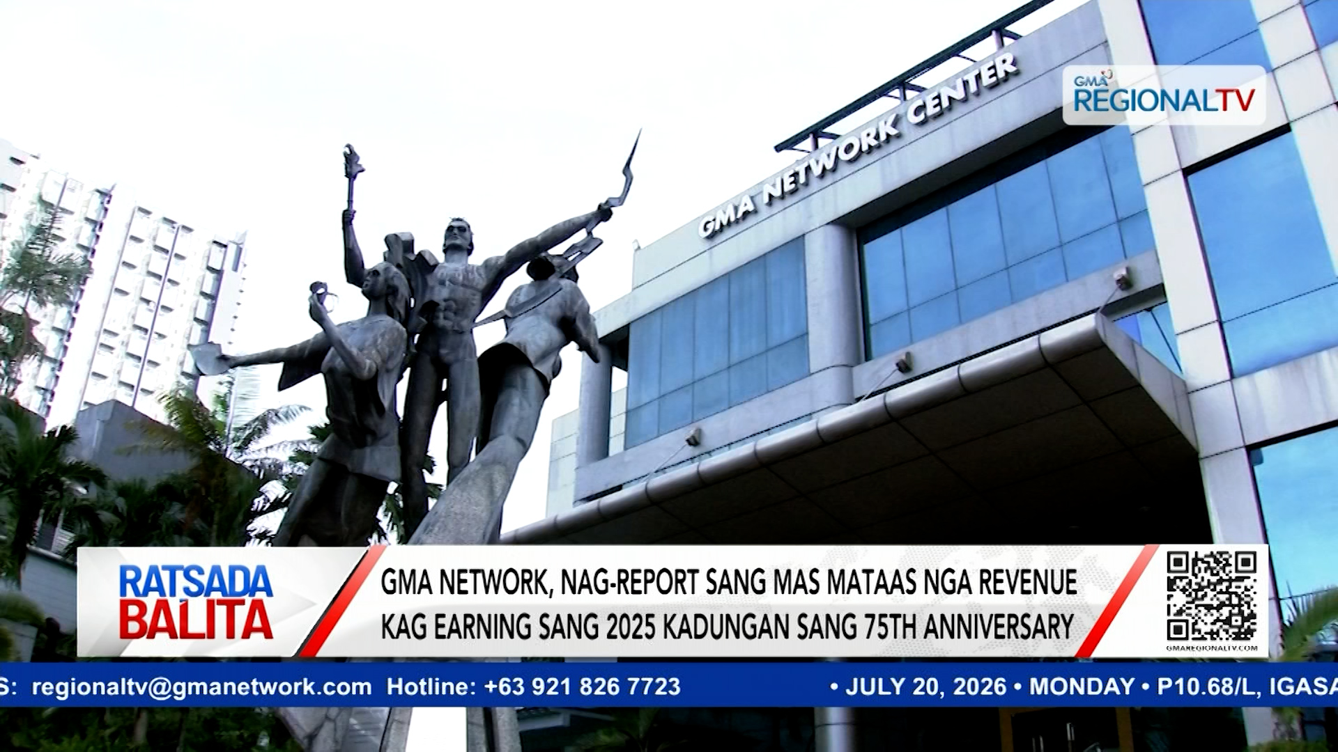 GMA Network, nag-report sang mas mataas nga revenue kag earning sang 2025 | Ratsada Balita